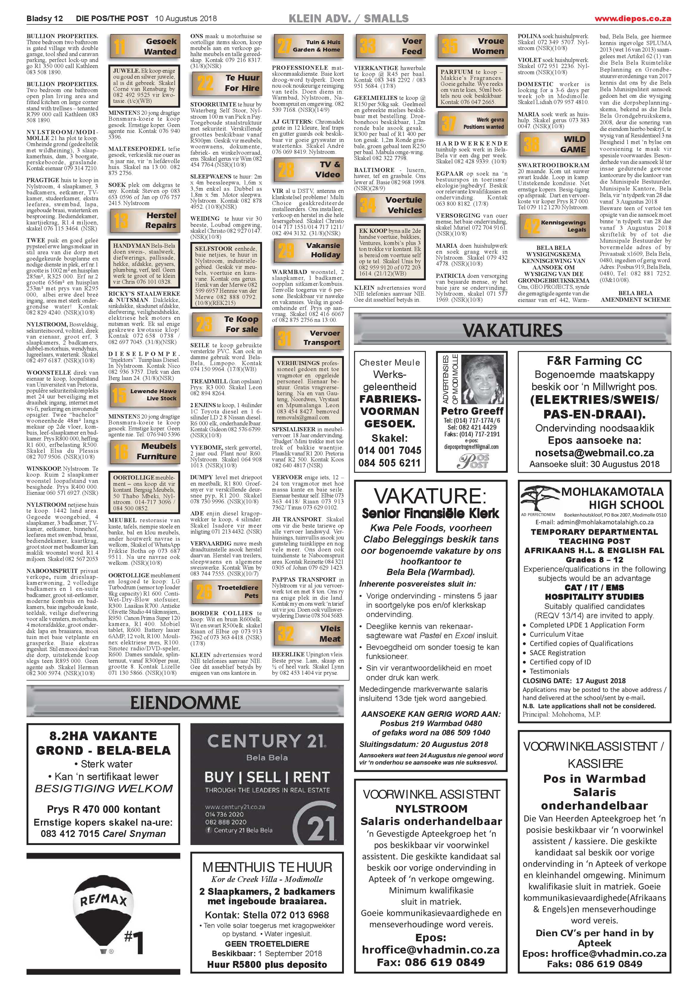 Die Pos 10 August 2018 page 12