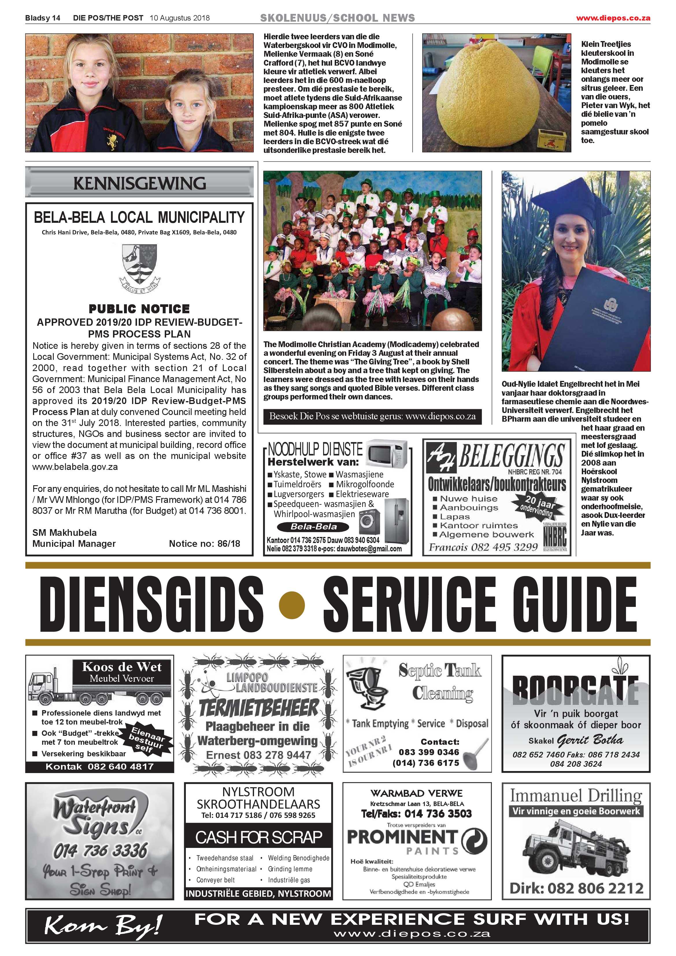 Die Pos 10 August 2018 page 14