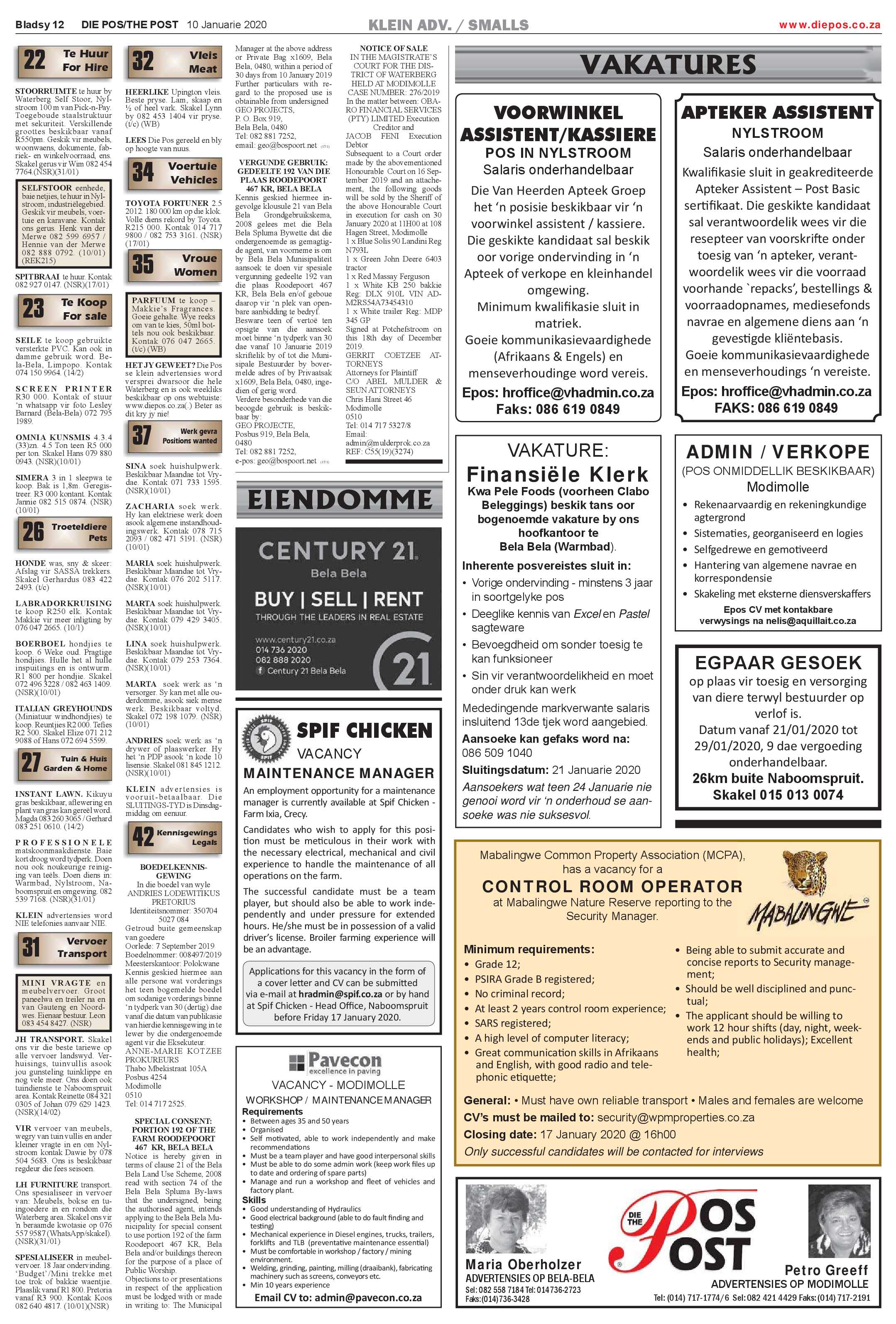 Die Pos 10 January 2020 page 12