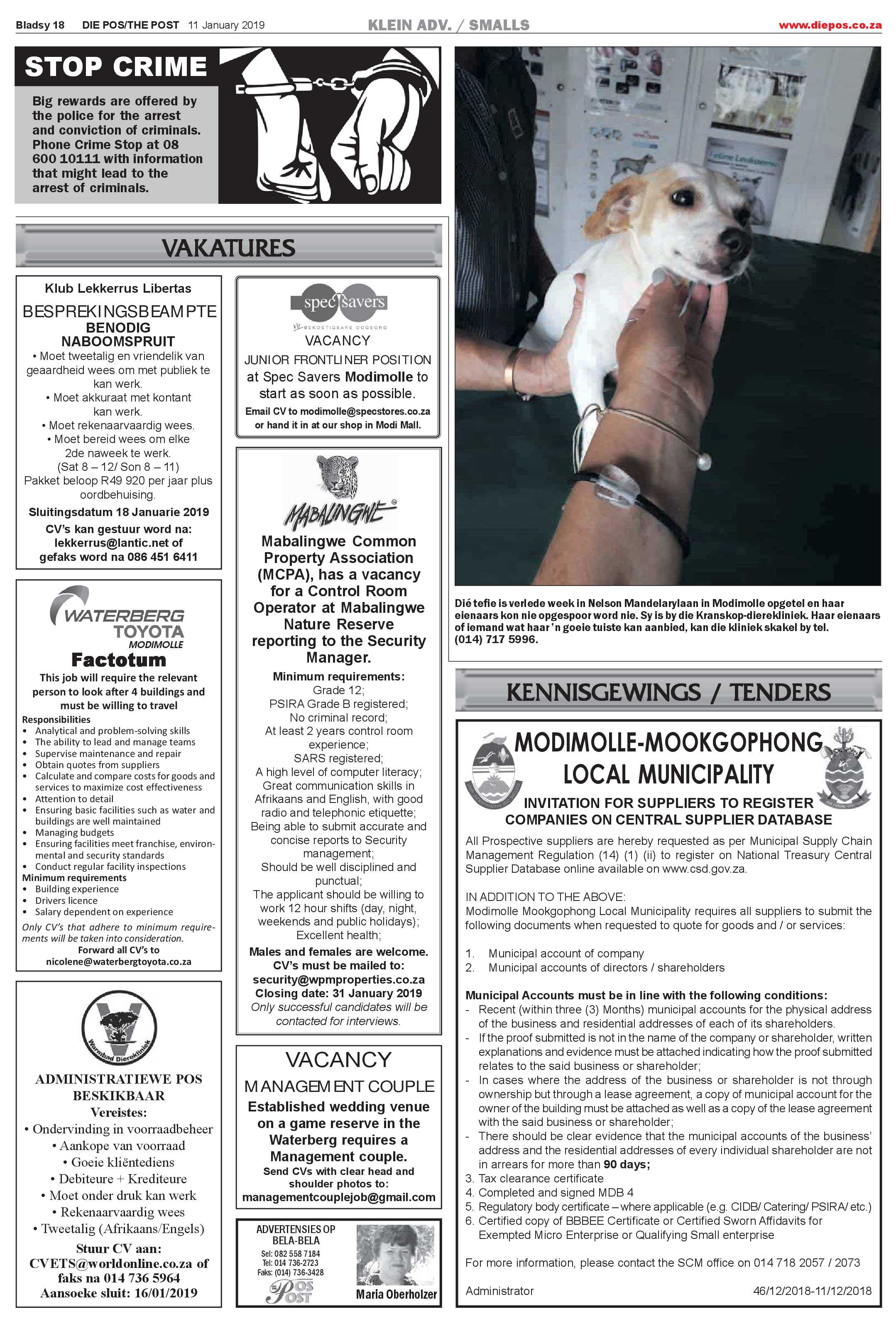 Die Pos 11 January 2019 page 18