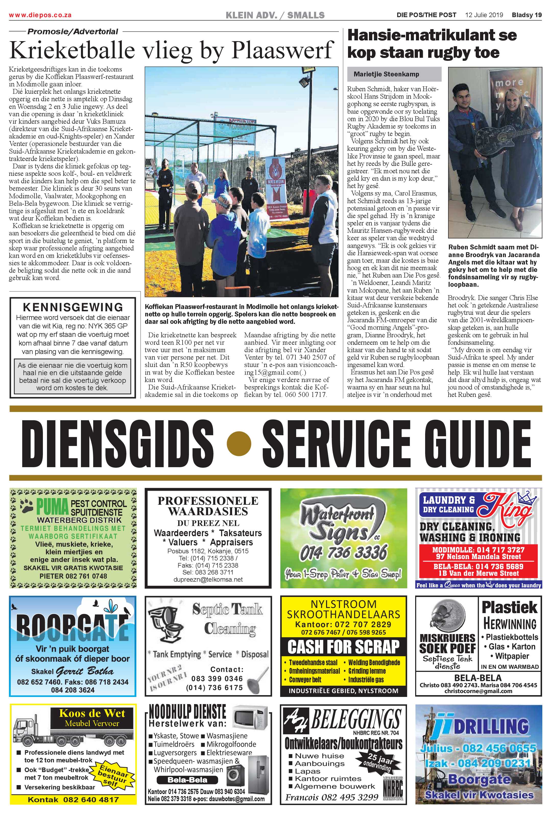 Die Pos 12 July 2019 page 19