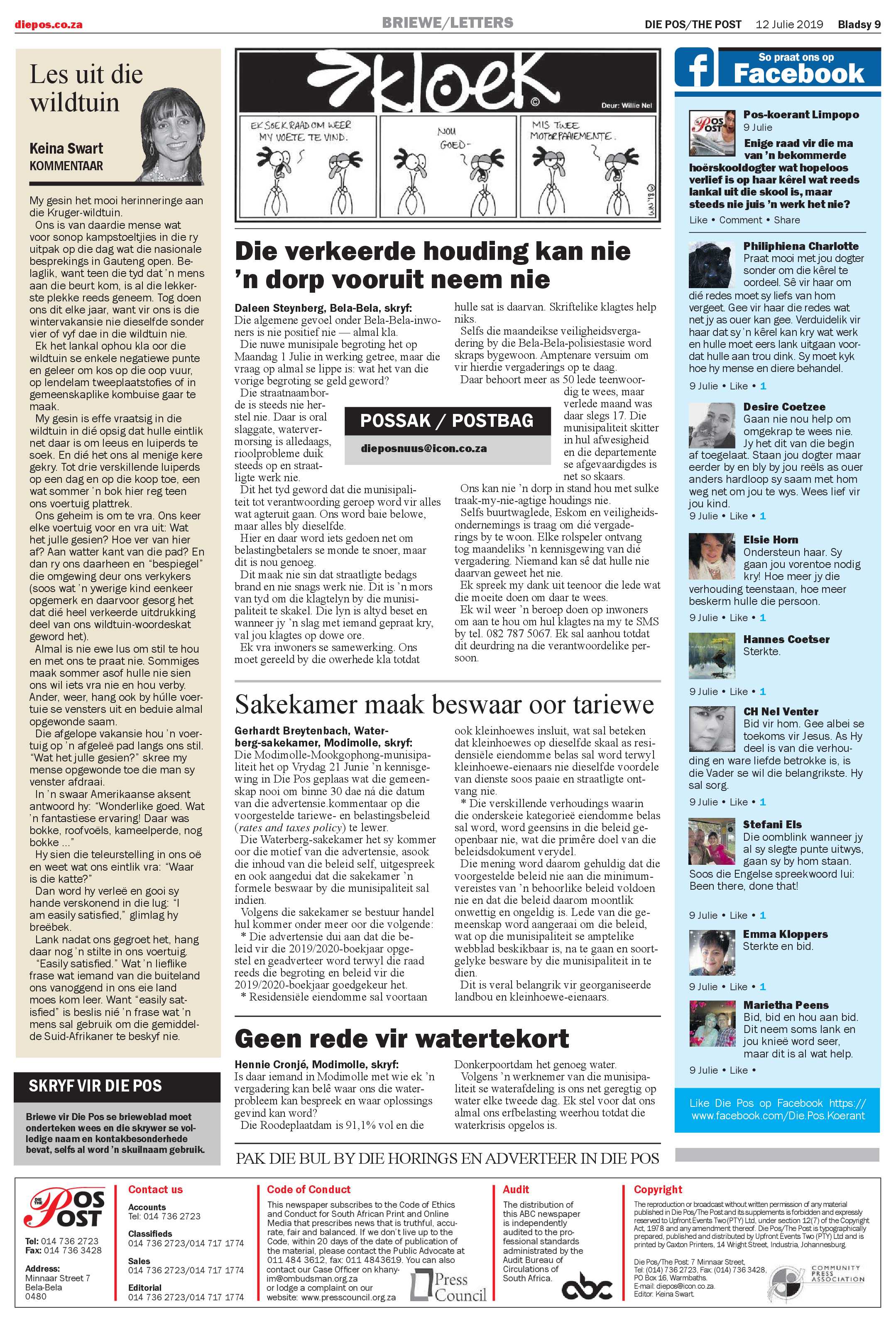 Die Pos 12 July 2019 page 9