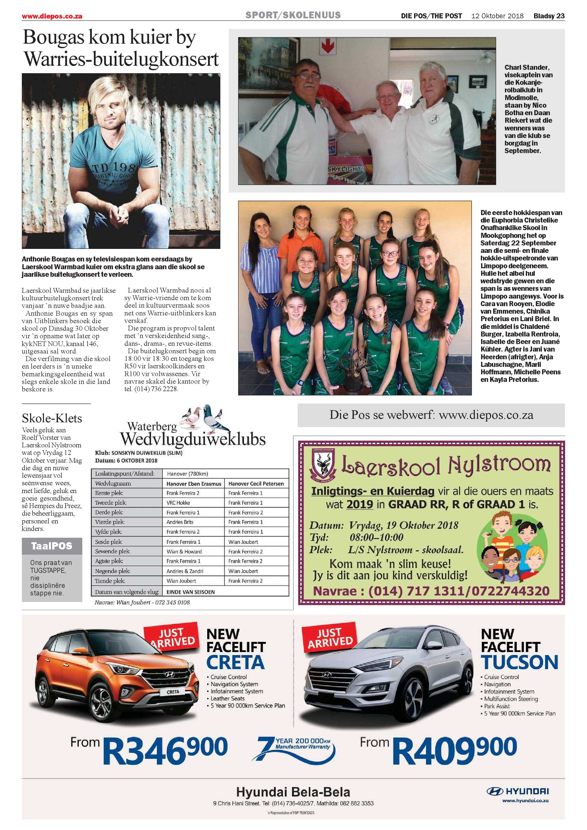 Die Pos 12 October 2018 page 23