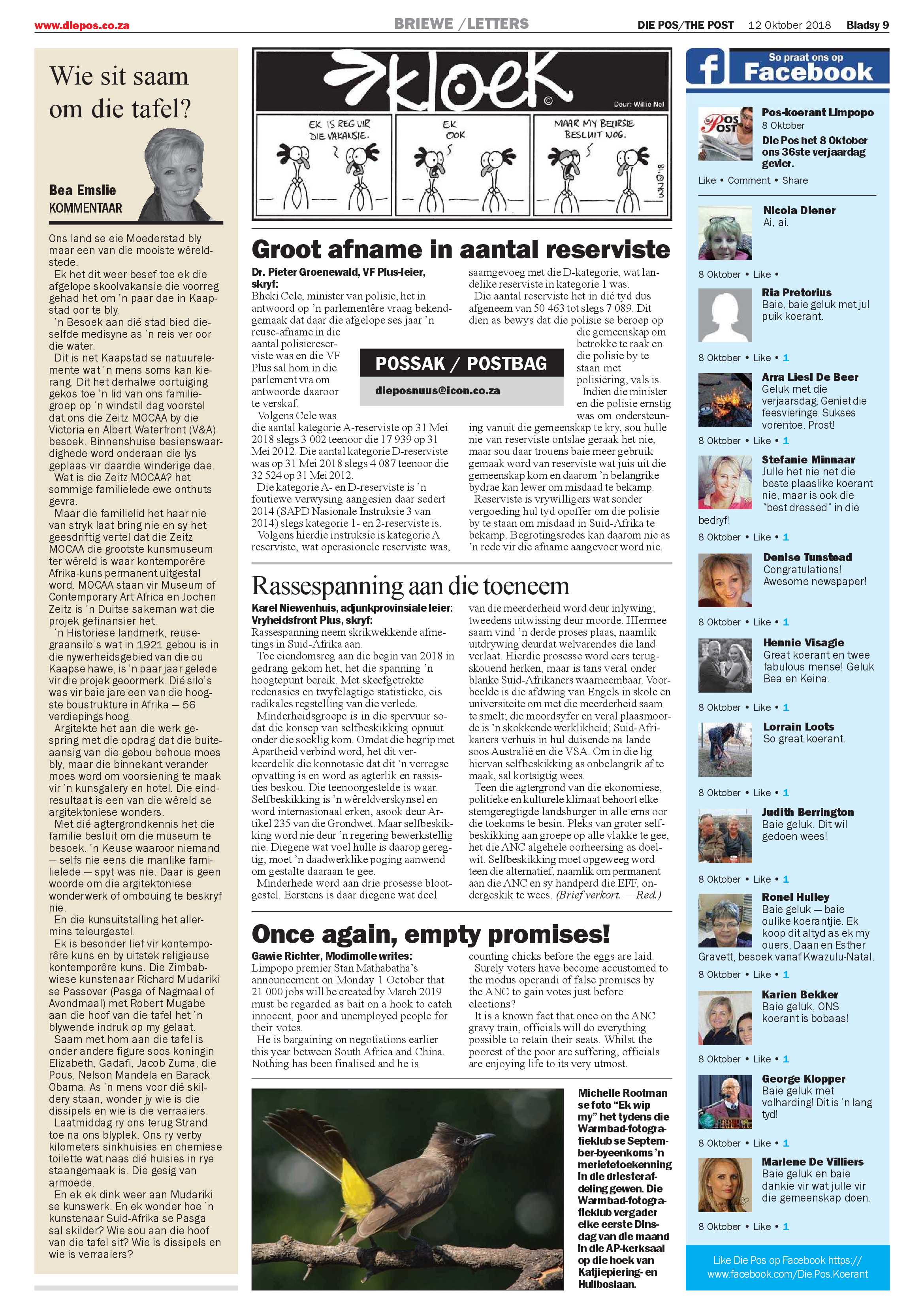 Die Pos 12 October 2018 page 9