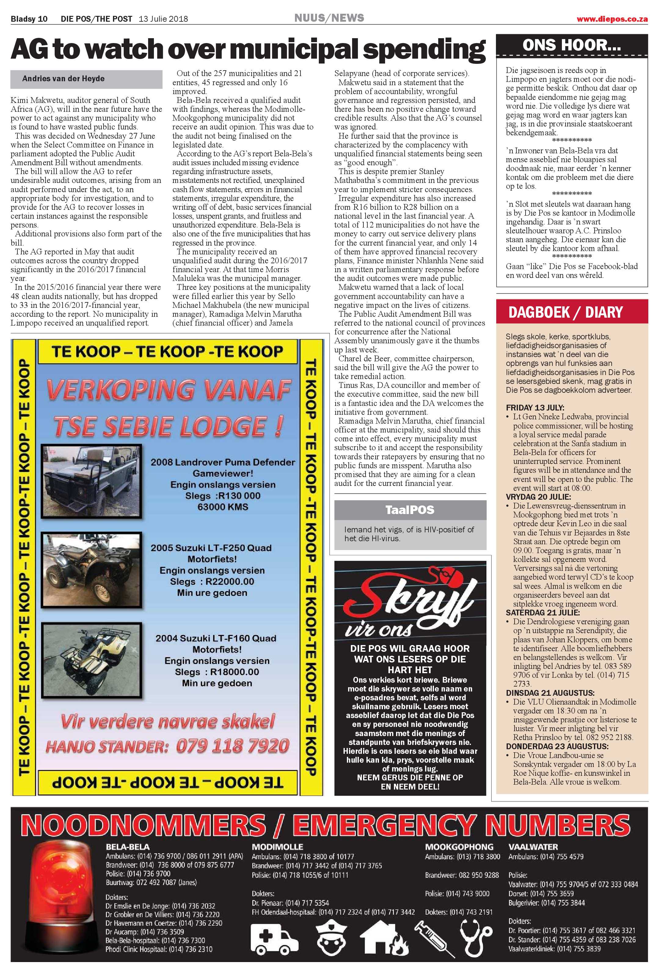 Die Pos 13 July 2018 page 10
