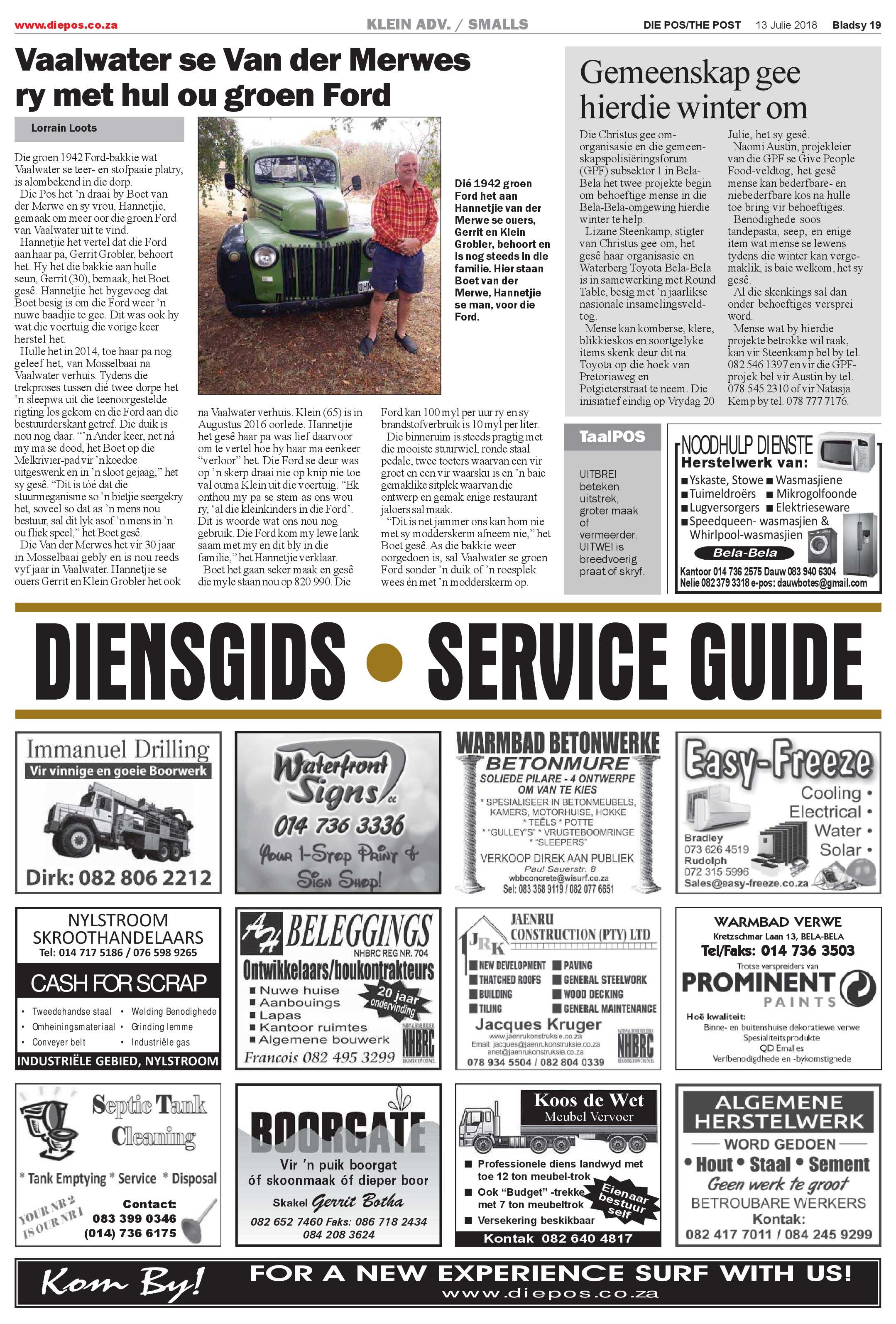 Die Pos 13 July 2018 page 19
