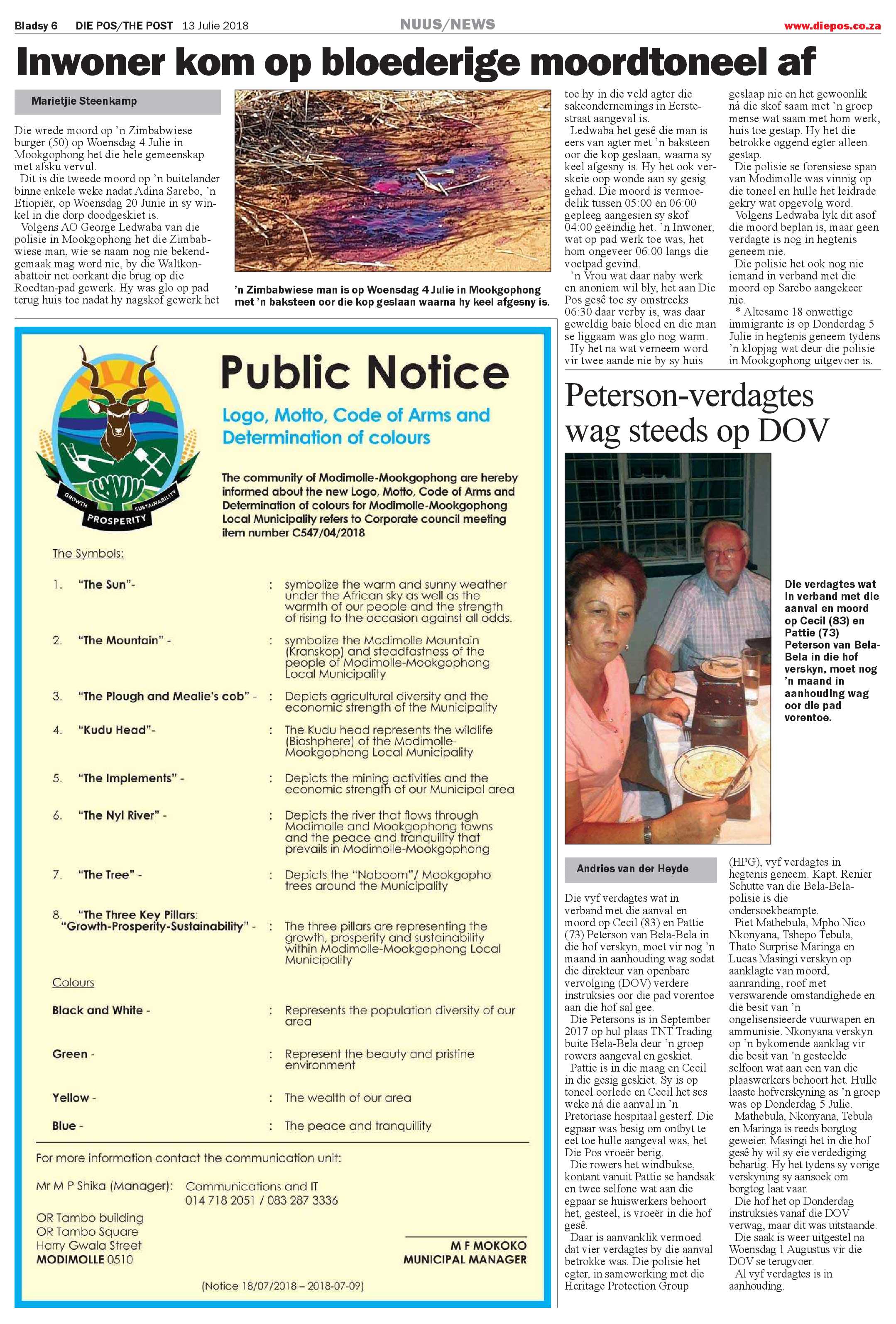 Die Pos 13 July 2018 page 6