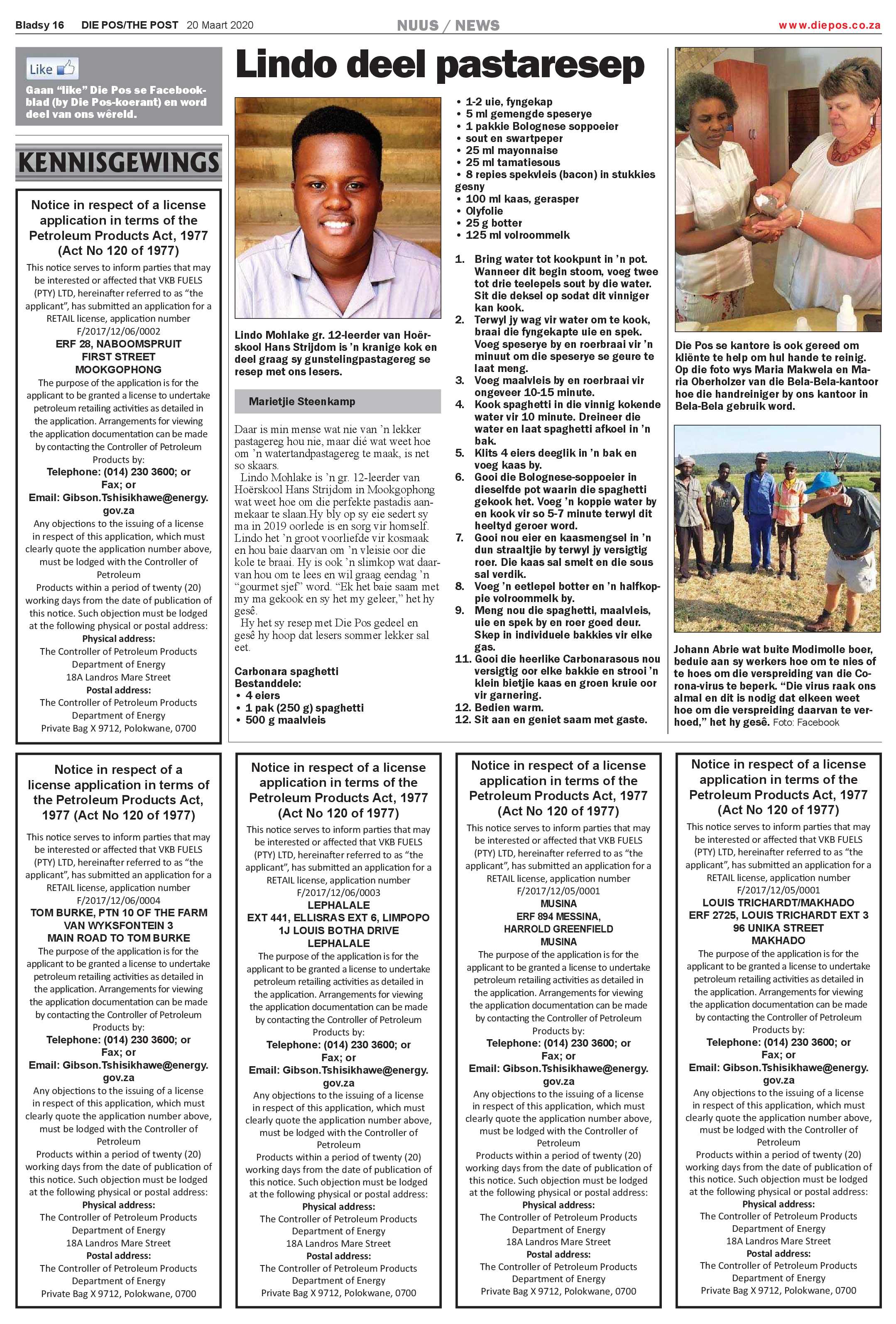 Die Pos 13 Maart 2020 page 16