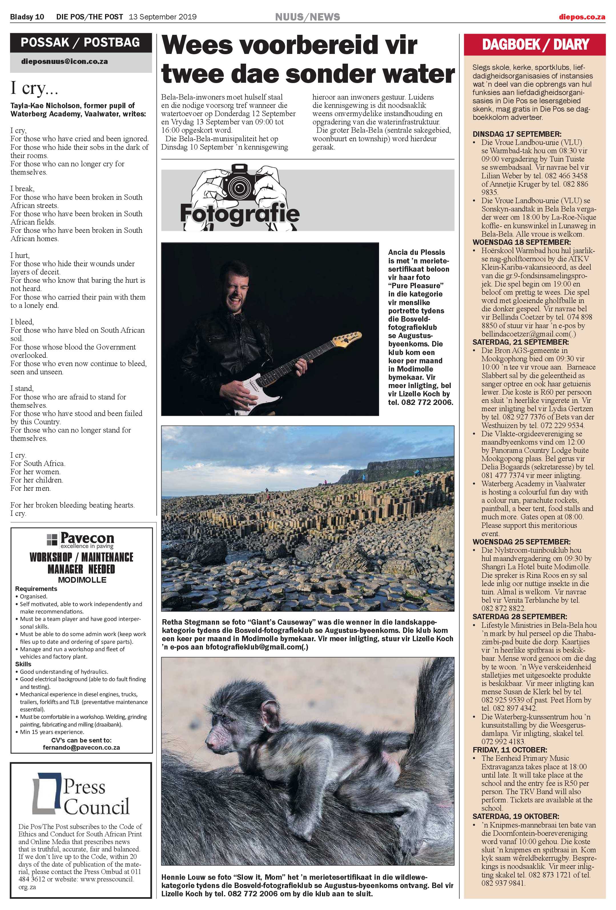 Die Pos 13 September 2019 page 10