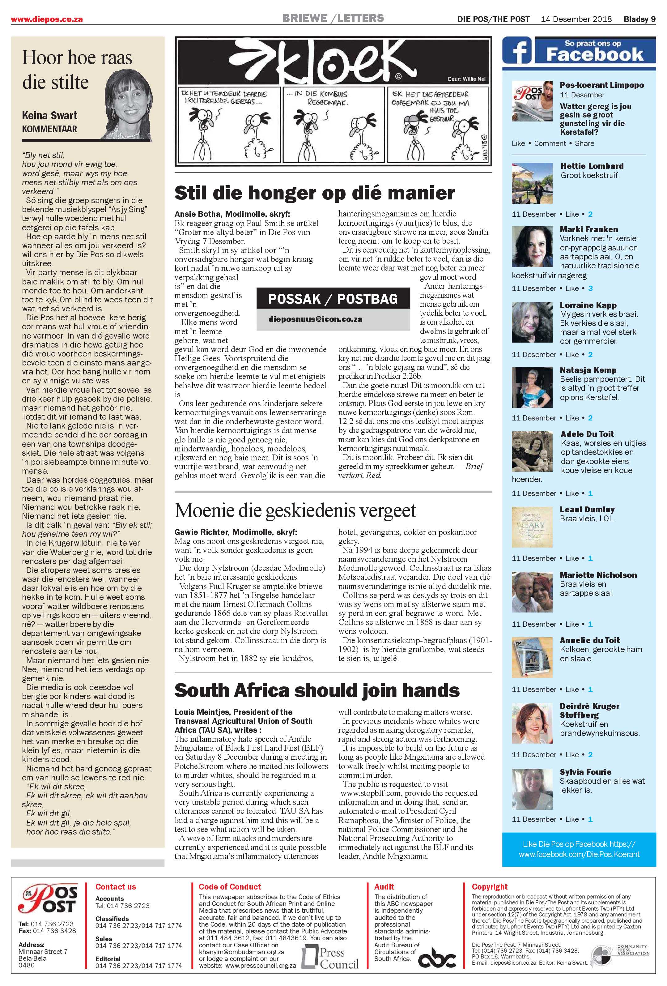 Die Pos 14 December 2018 page 9