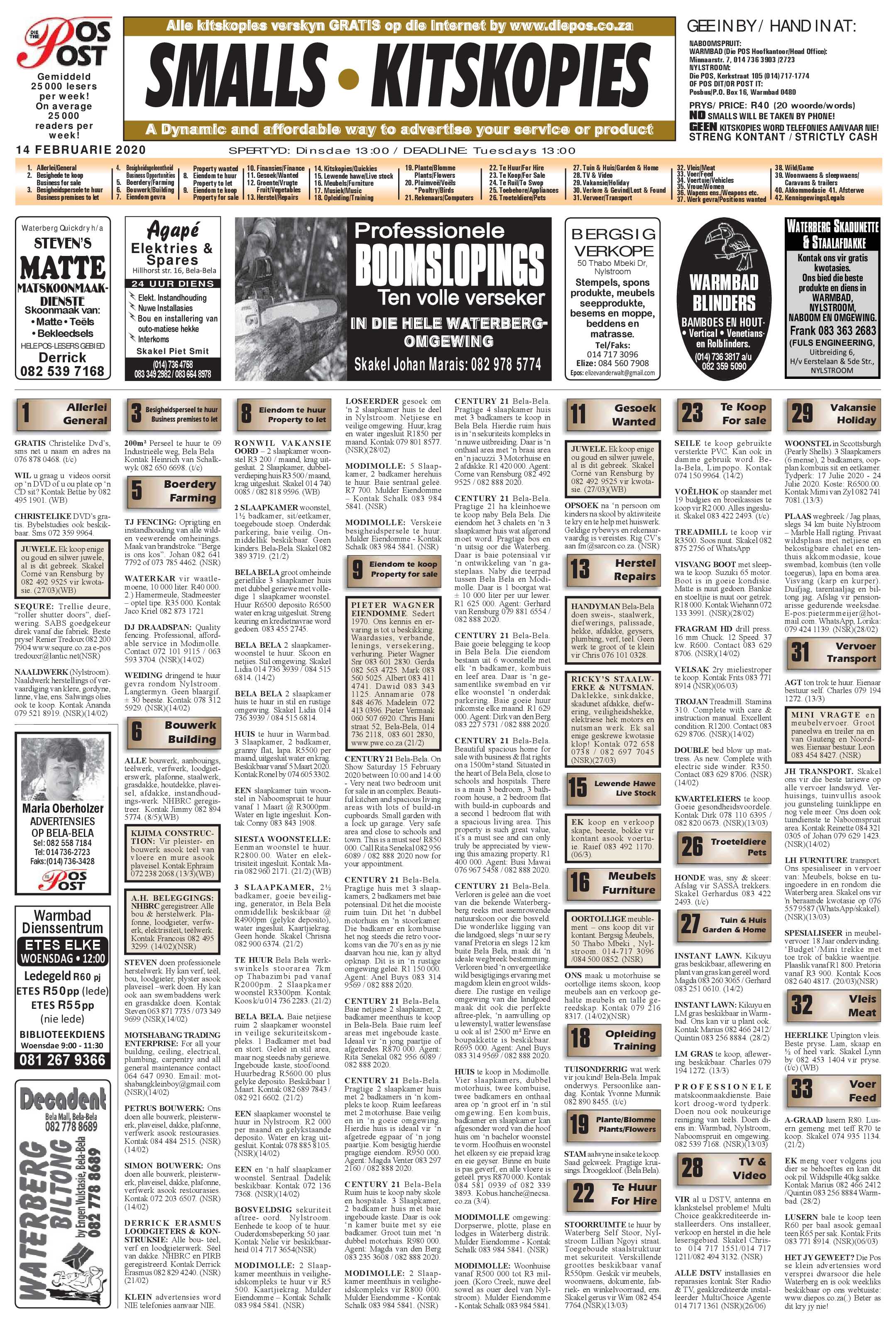Die Pos 14 Februarie 2020 page 15