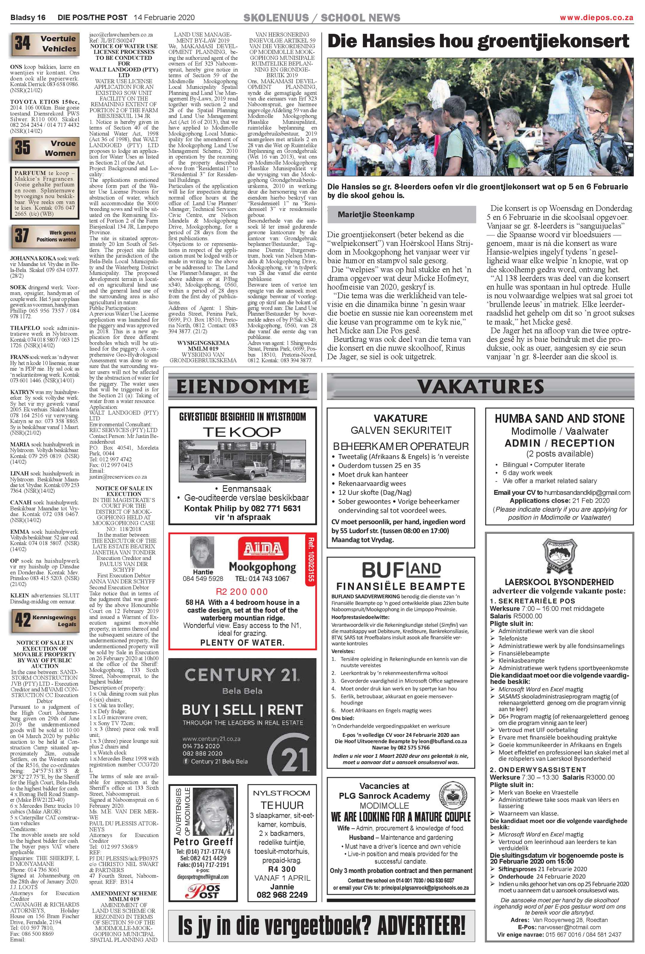 Die Pos 14 Februarie 2020 page 16