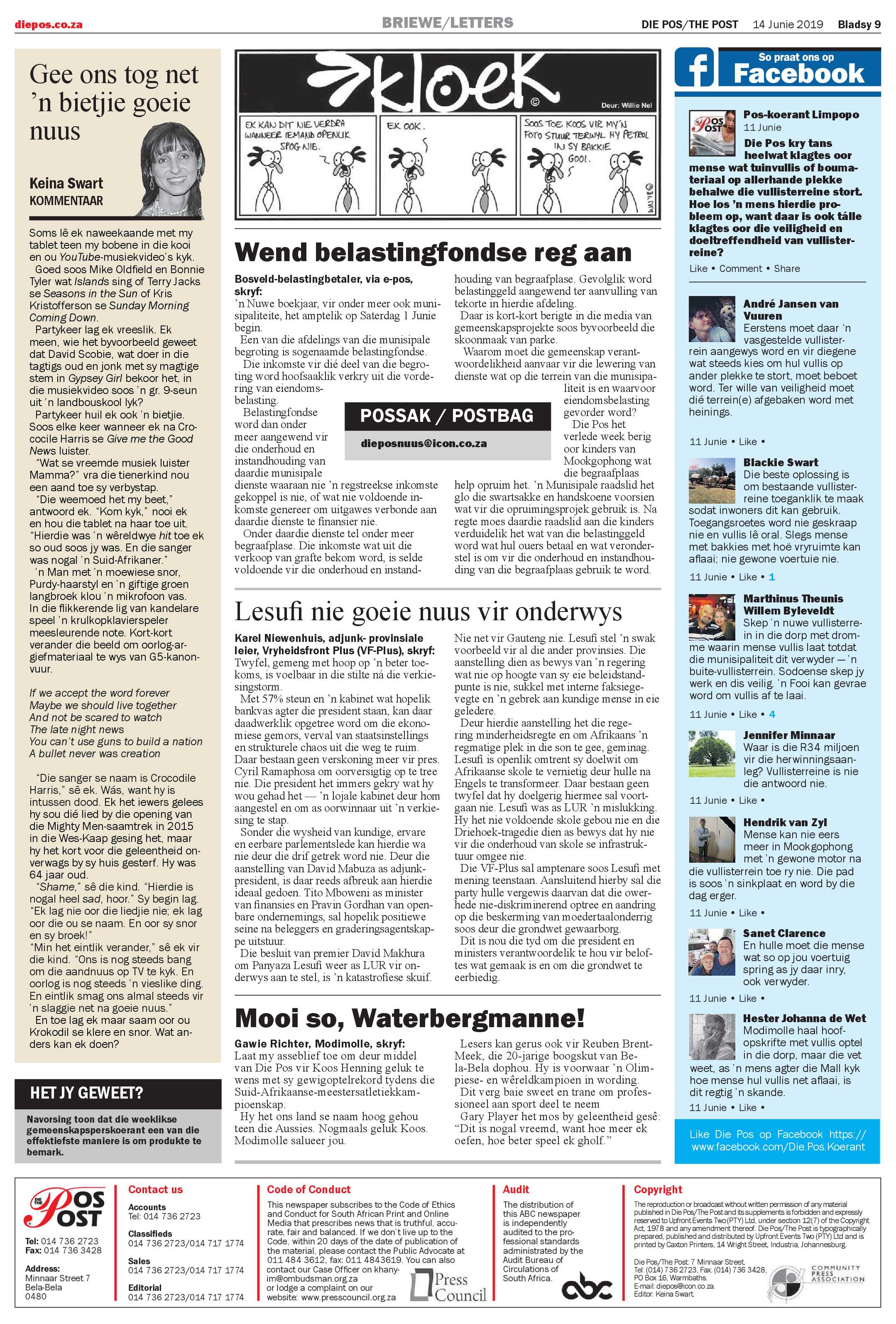 Die Pos 14 June 2019 page 9