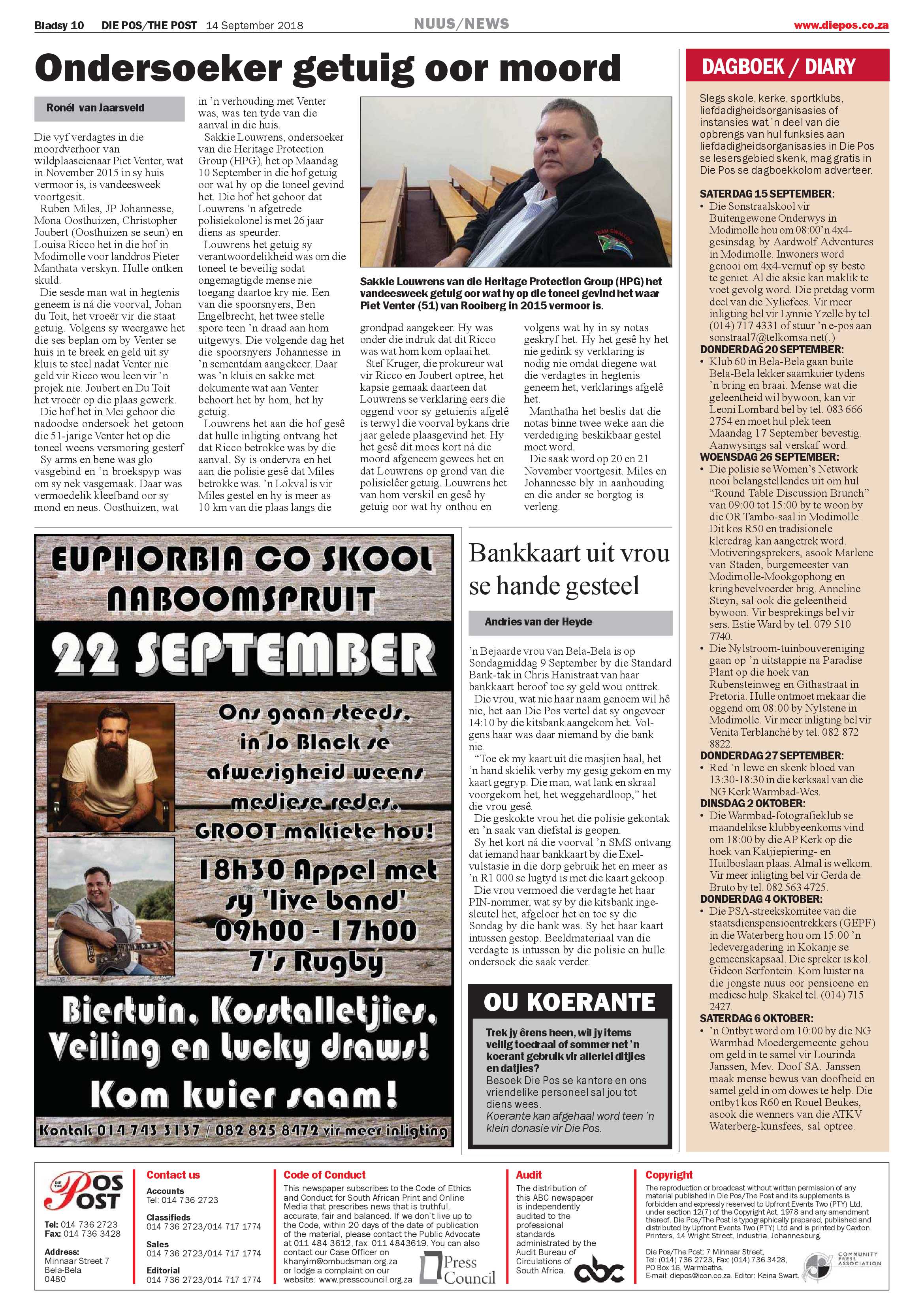 Die Pos 14 September 2018 page 10