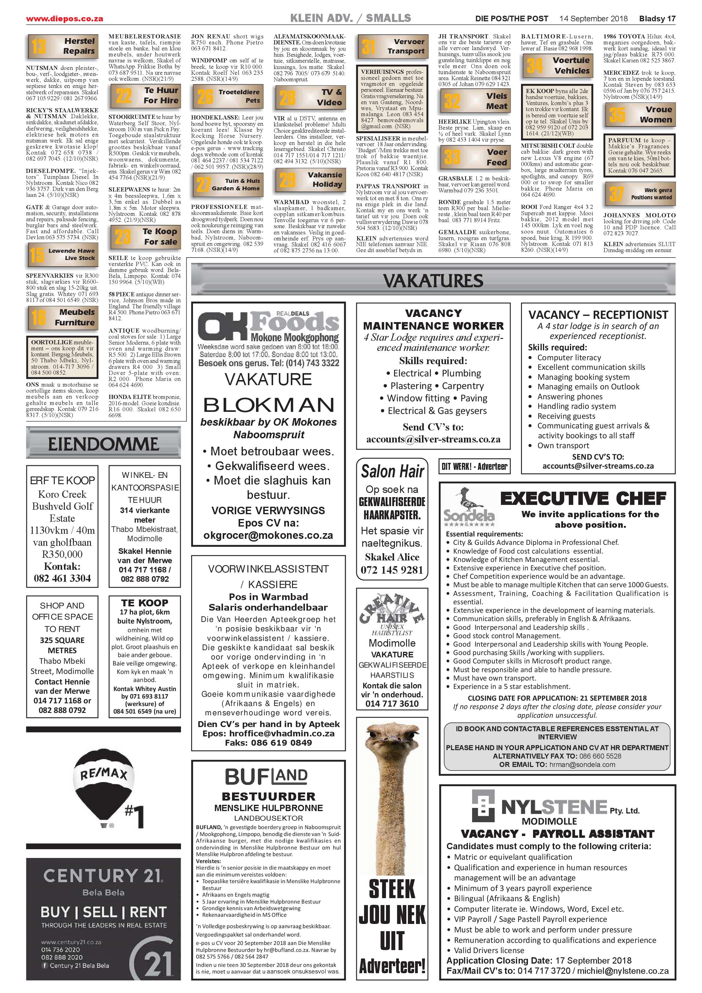 Die Pos 14 September 2018 page 17