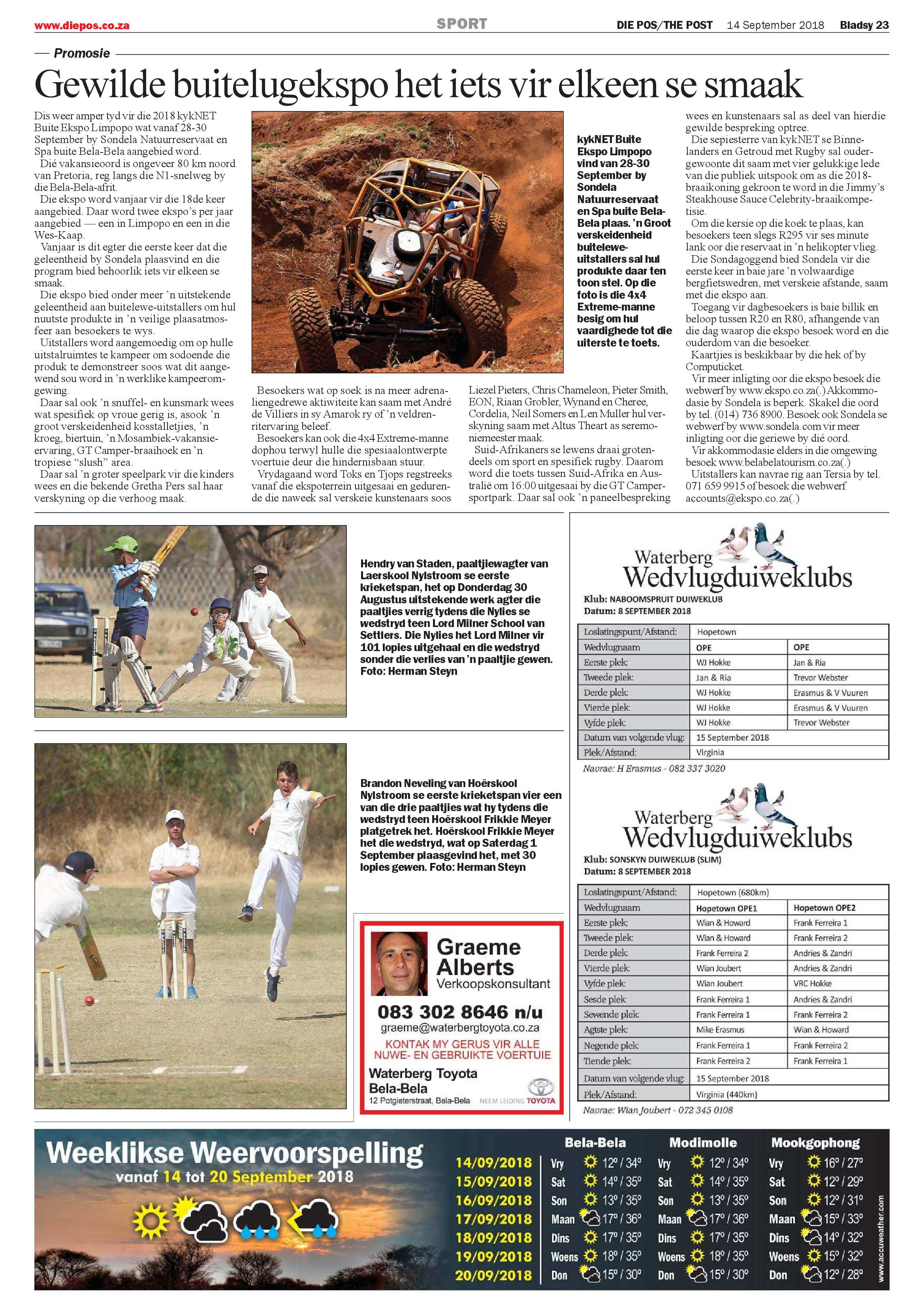 Die Pos 14 September 2018 page 23