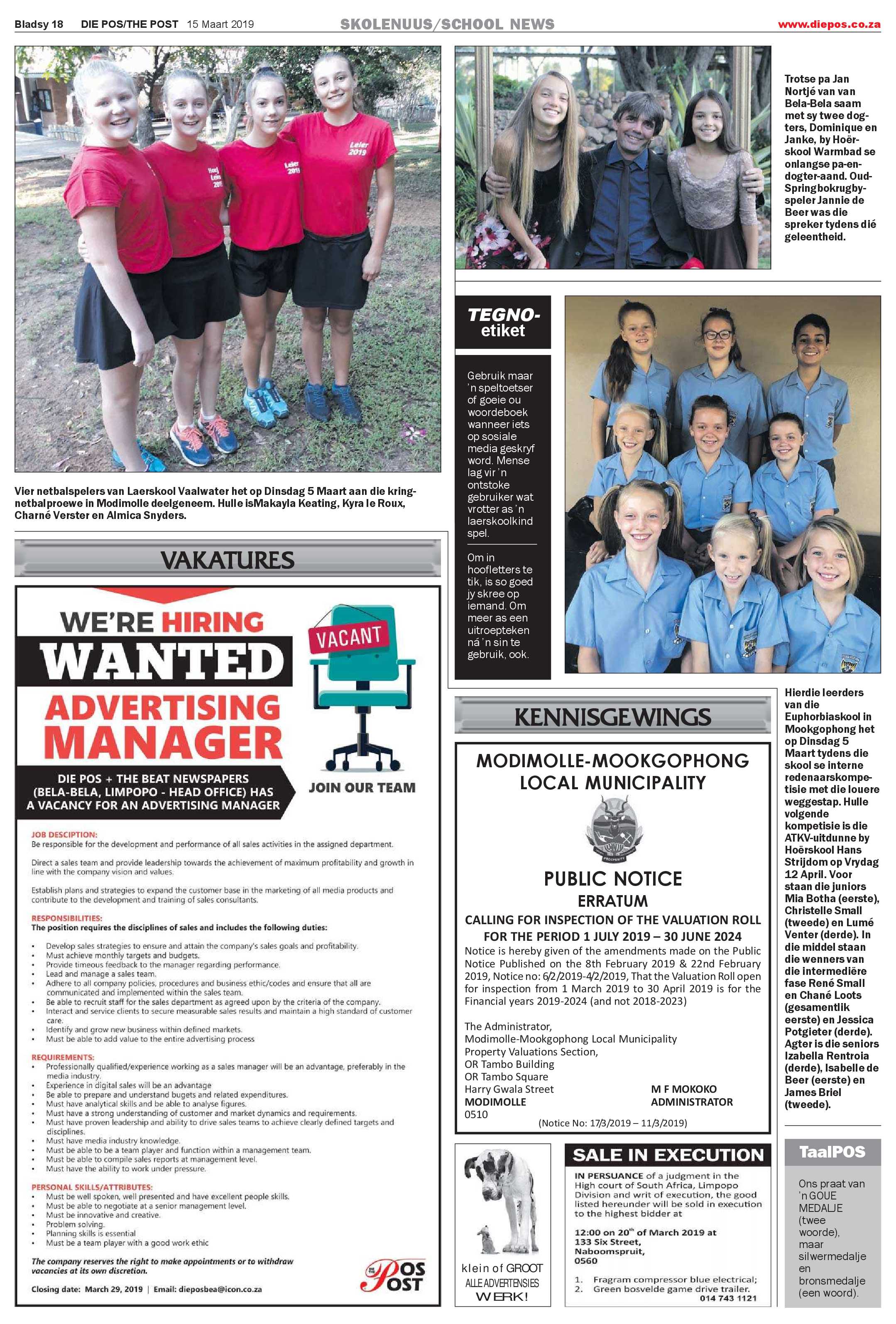 Die Pos 15 March 2019 page 18