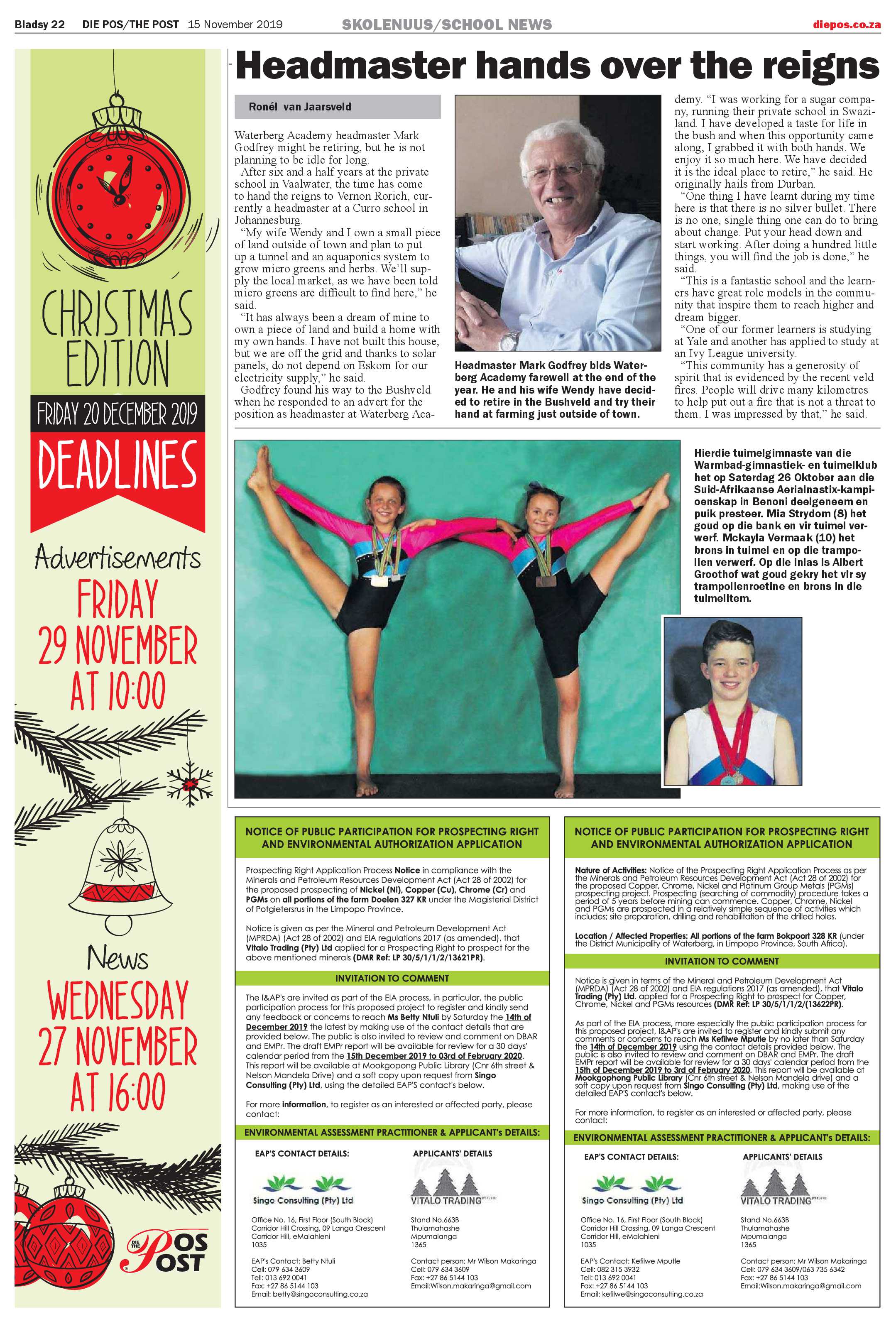 Die Pos 15 November 2019 page 22