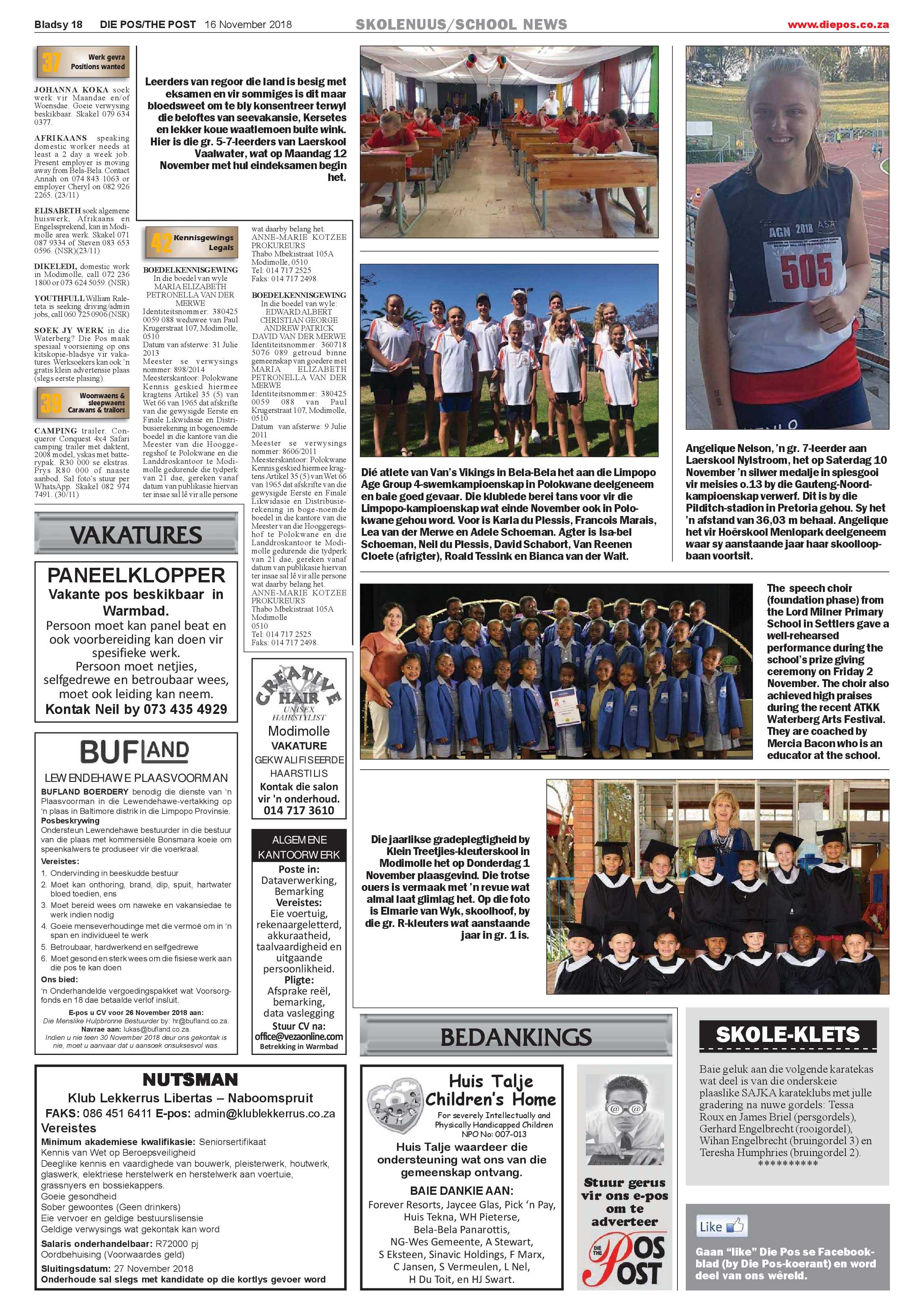 Die Pos 16 November 2018 page 18
