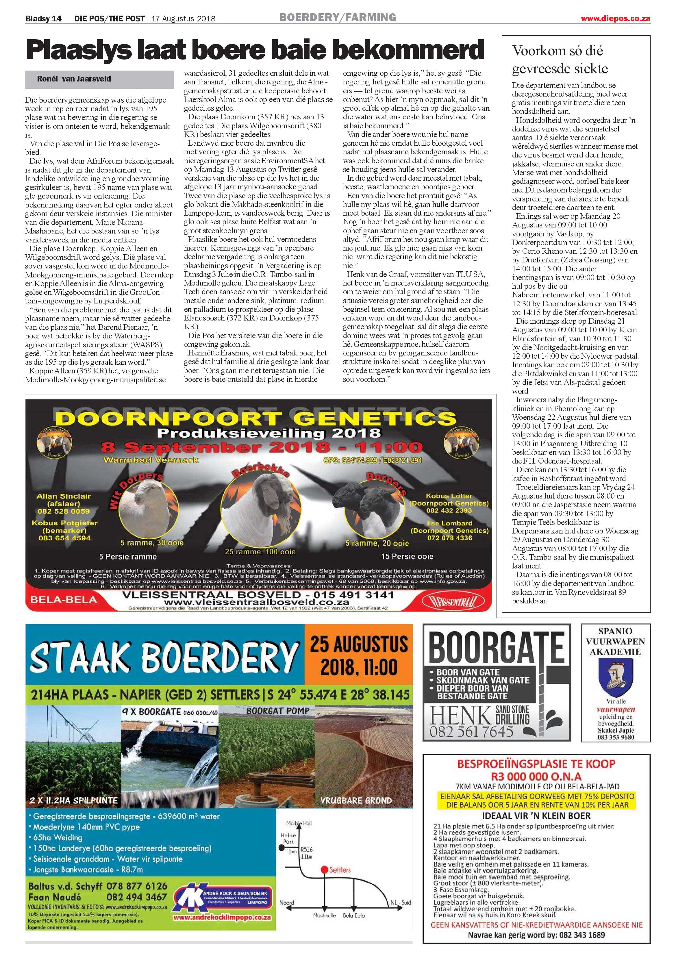 Die Pos 17 August 2018 page 14