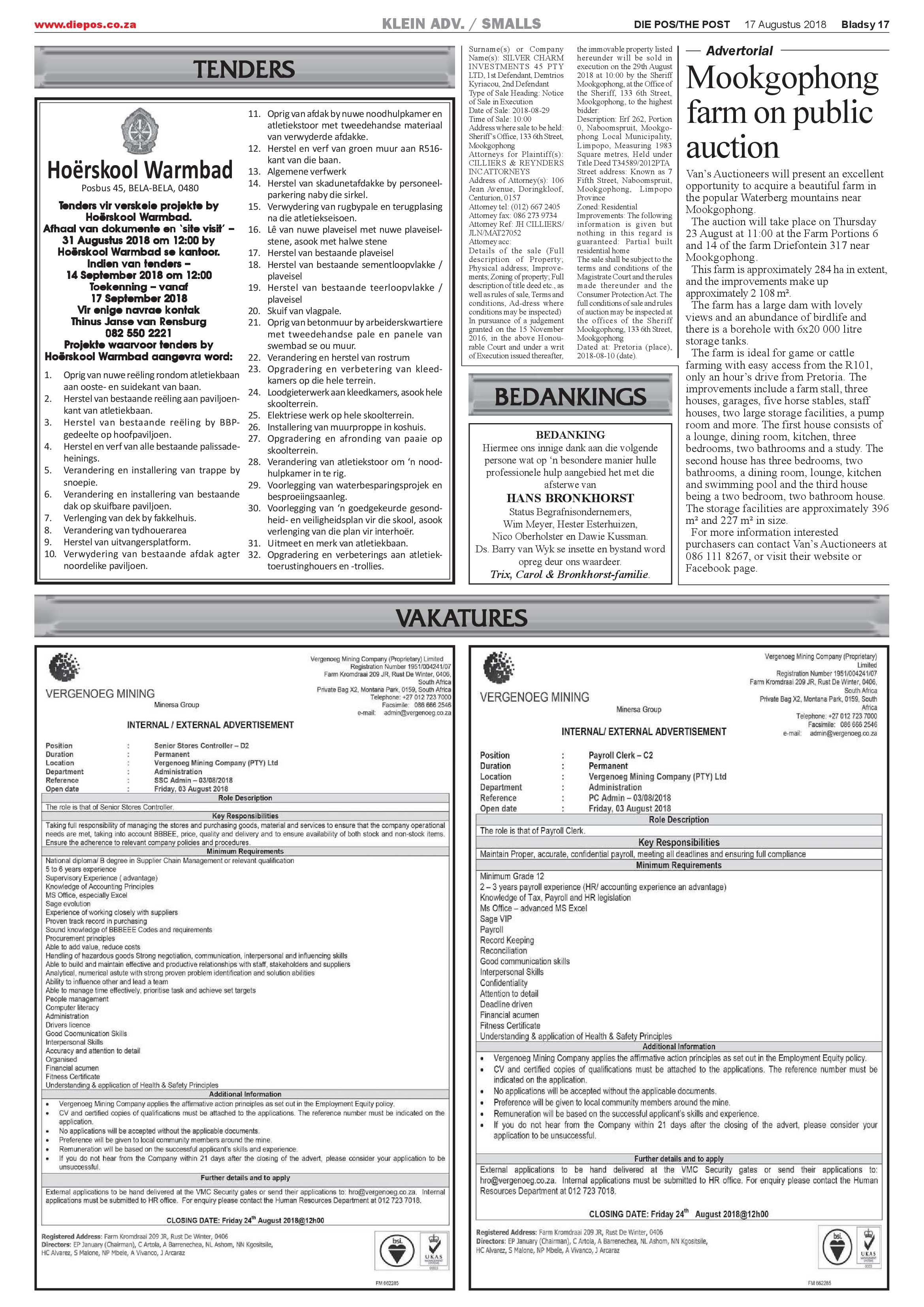 Die Pos 17 August 2018 page 17