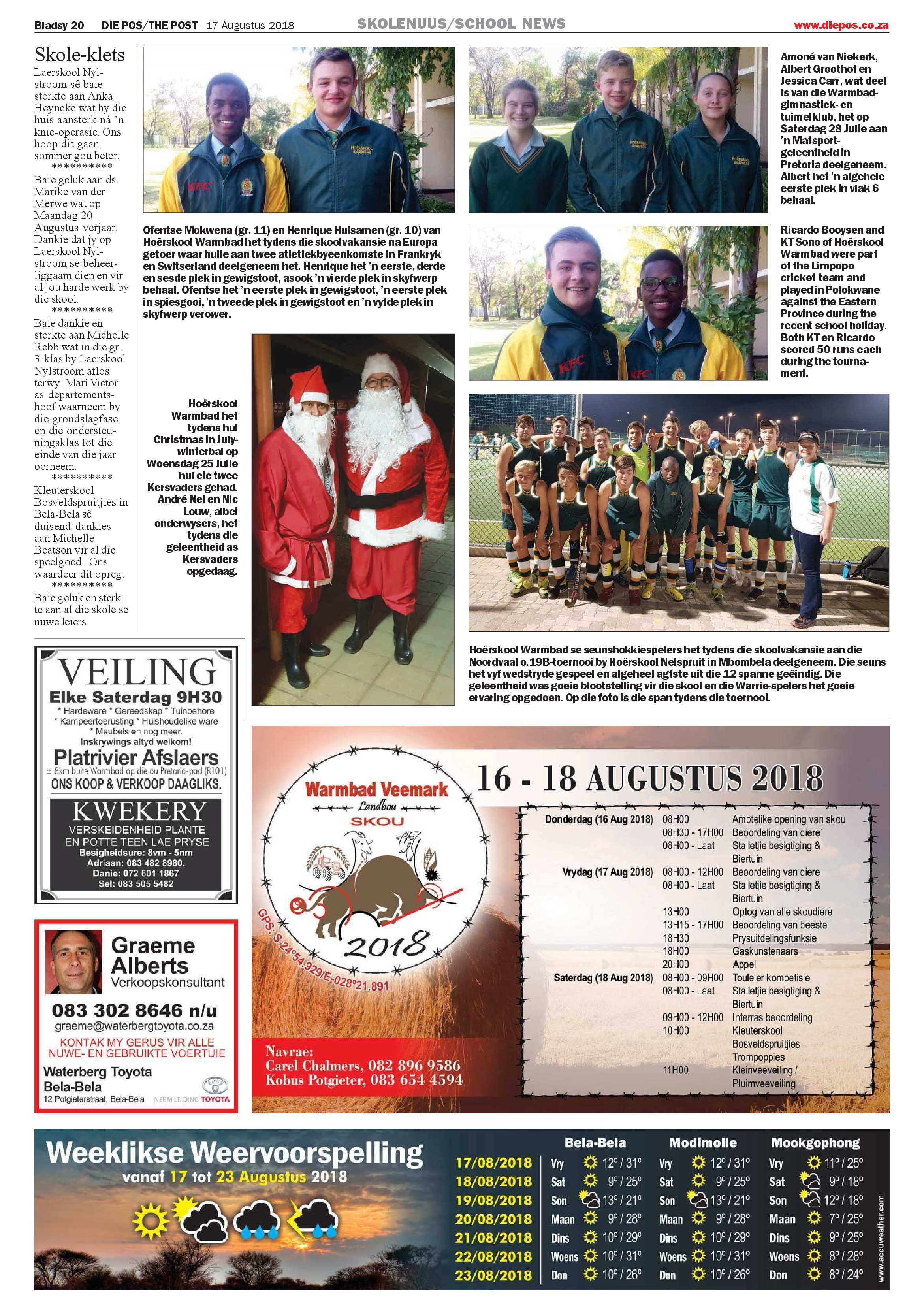 Die Pos 17 August 2018 page 20