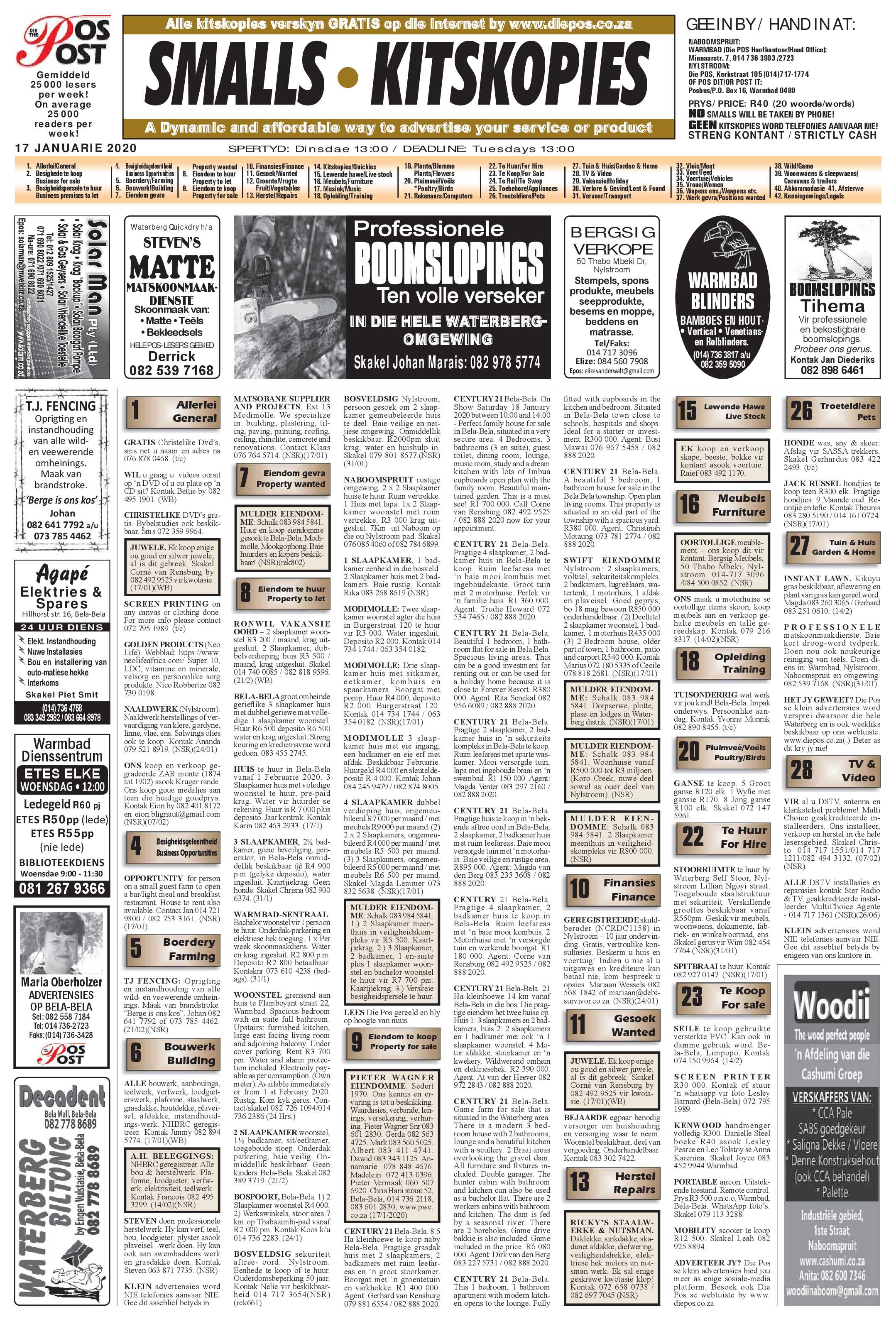 Die Pos 17 Januarie 2020 page 19