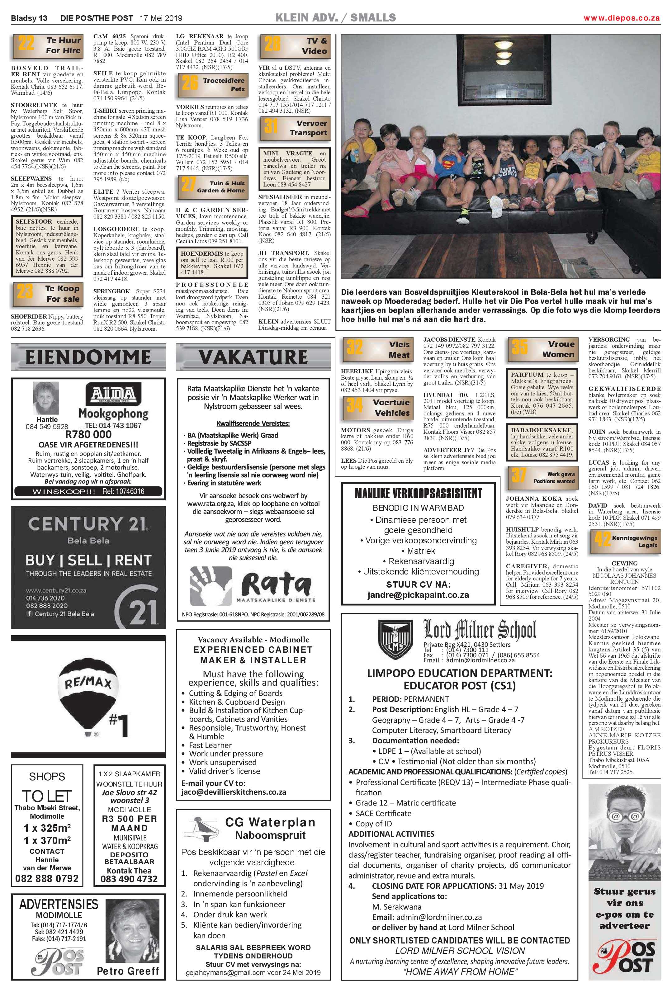 Die Pos 17 Mei 2019 page 13