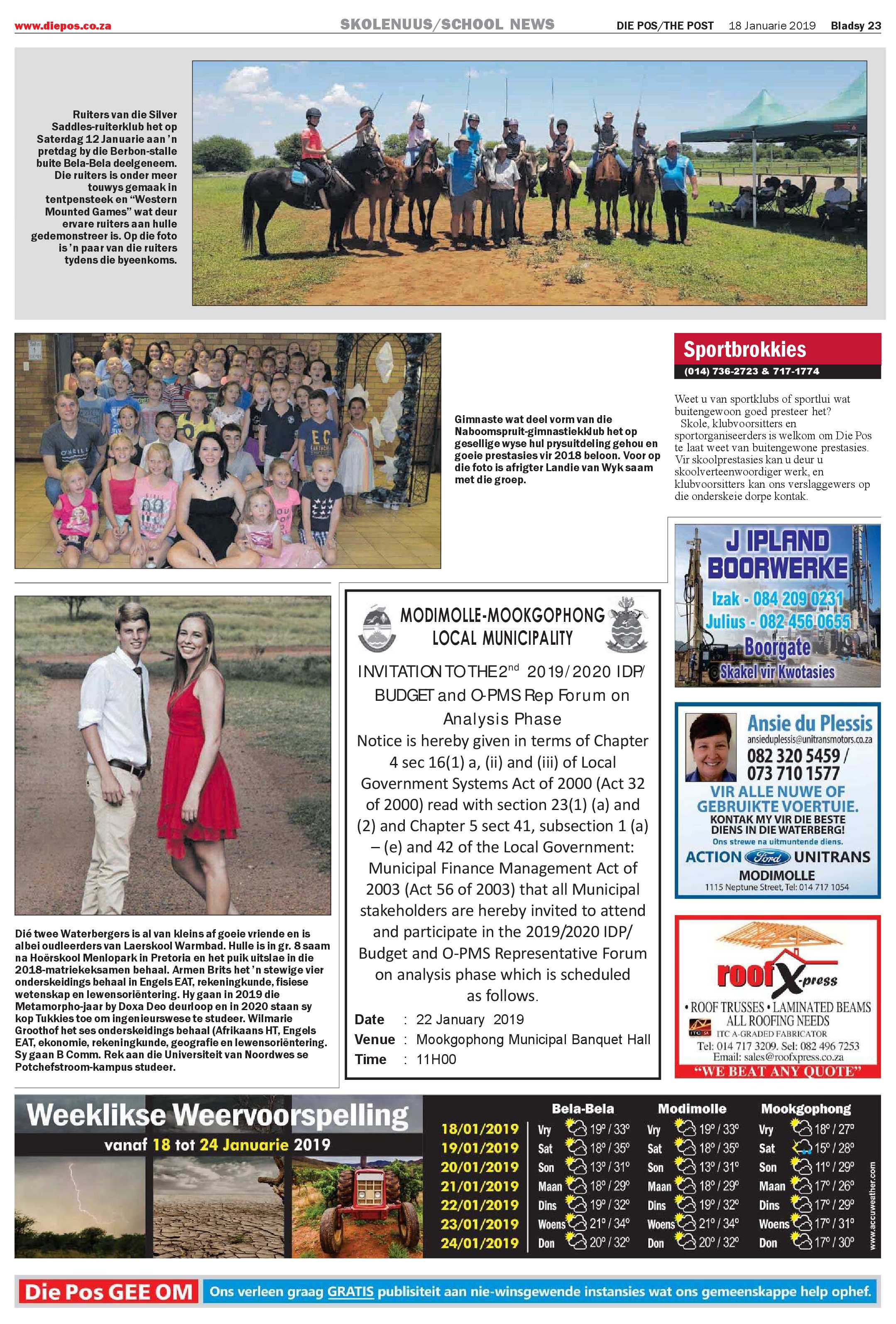 Die Pos 18 January 2019 page 23