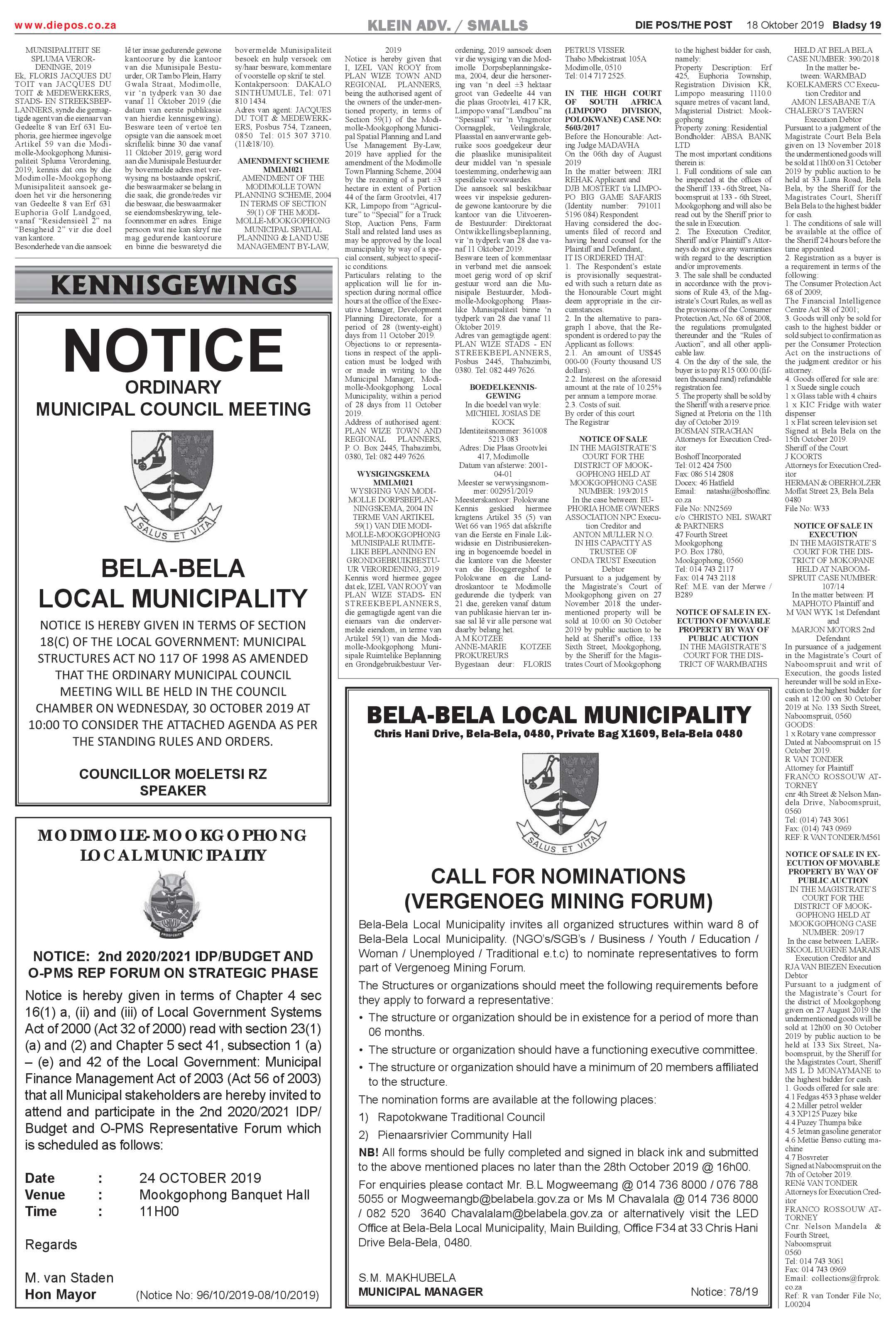 Die Pos 18 Oktober 2019 page 19