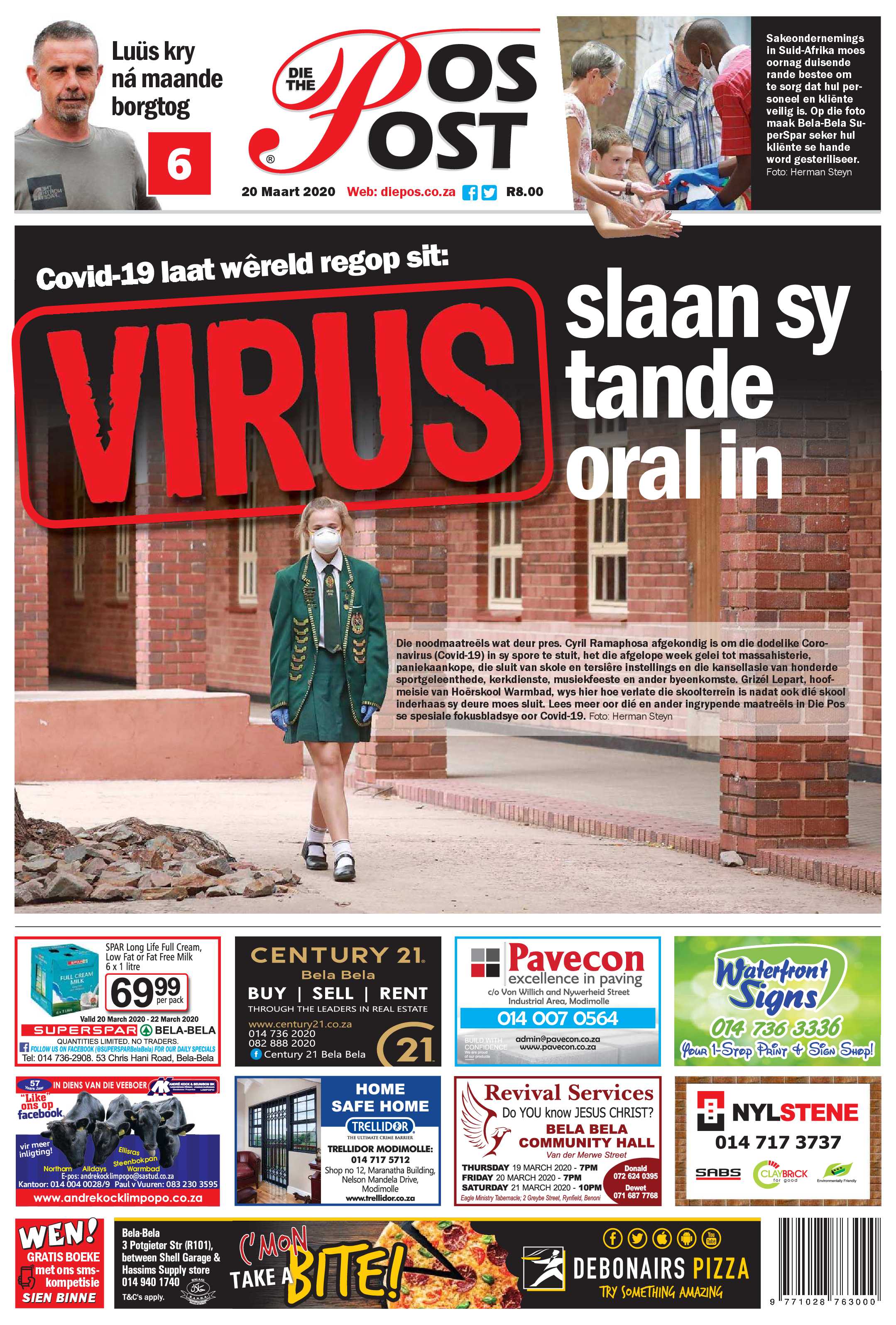 Die Pos 20 Maart 2020 page 1