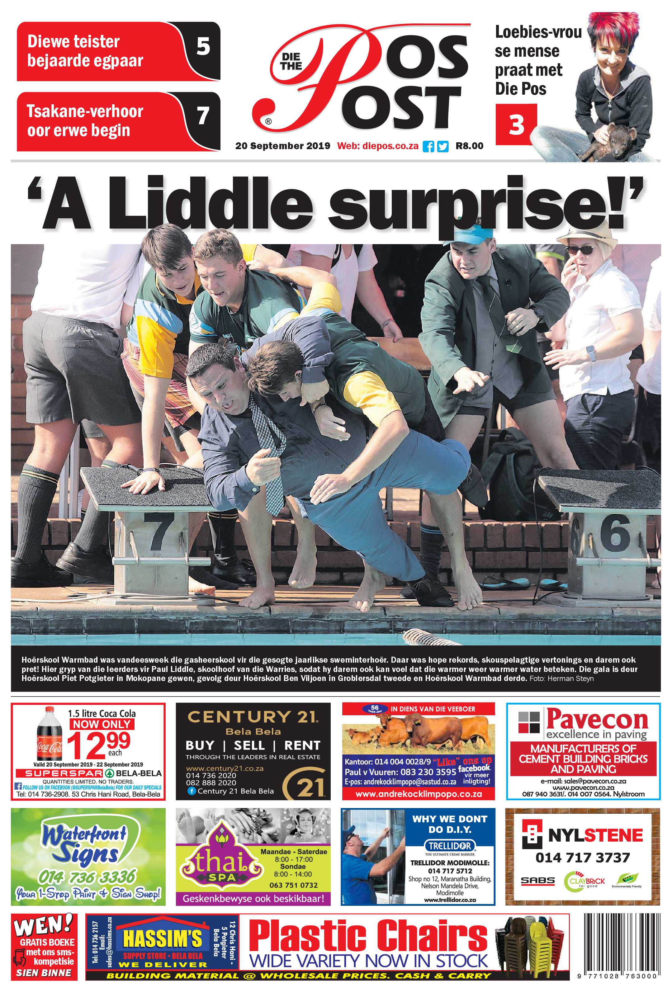 Die Pos 20 September 2019 page 1