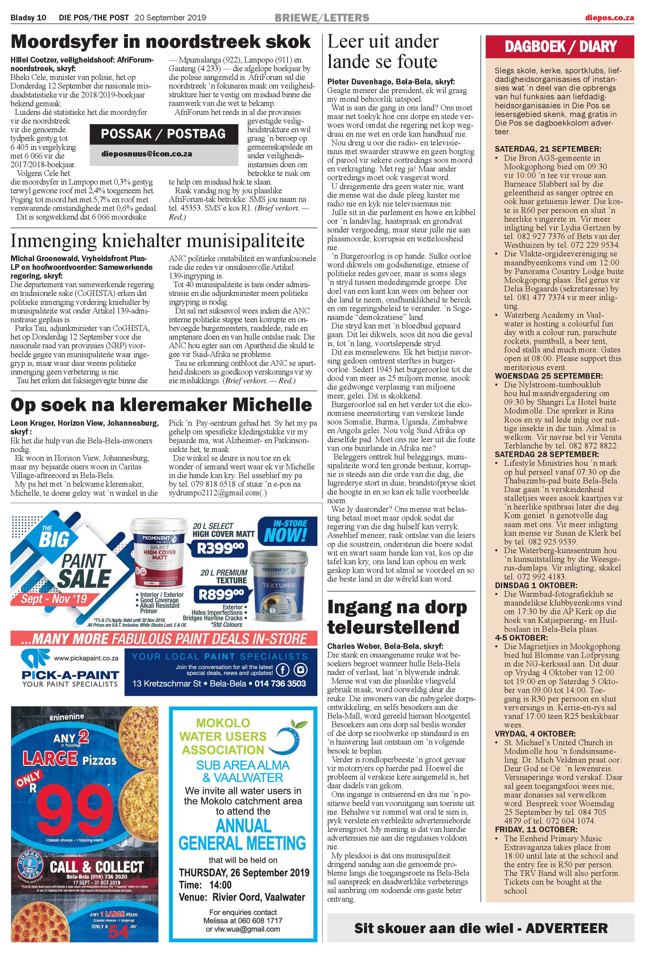 Die Pos 20 September 2019 page 10