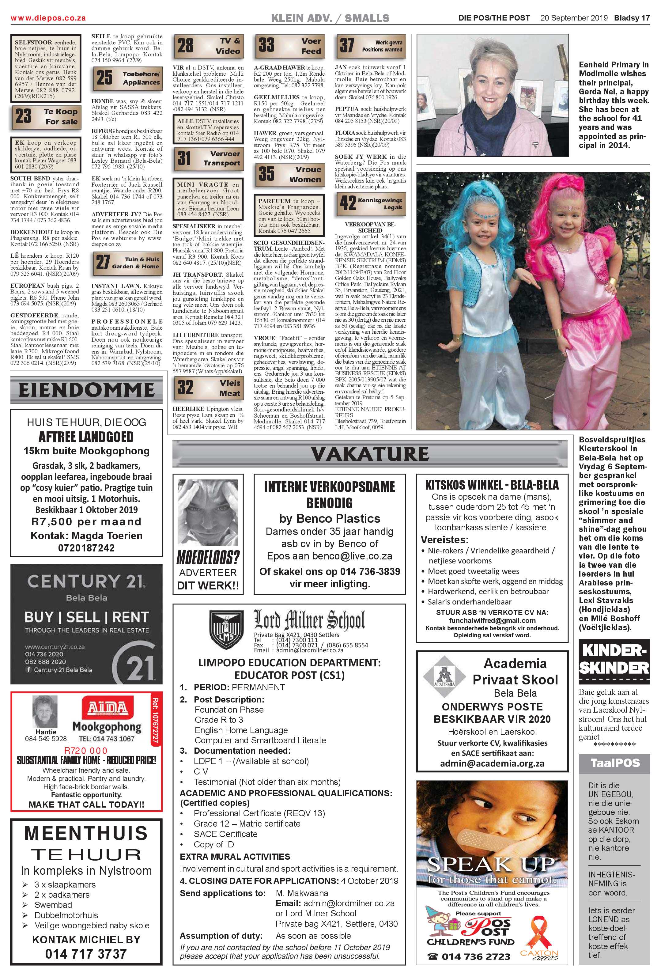 Die Pos 20 September 2019 page 16