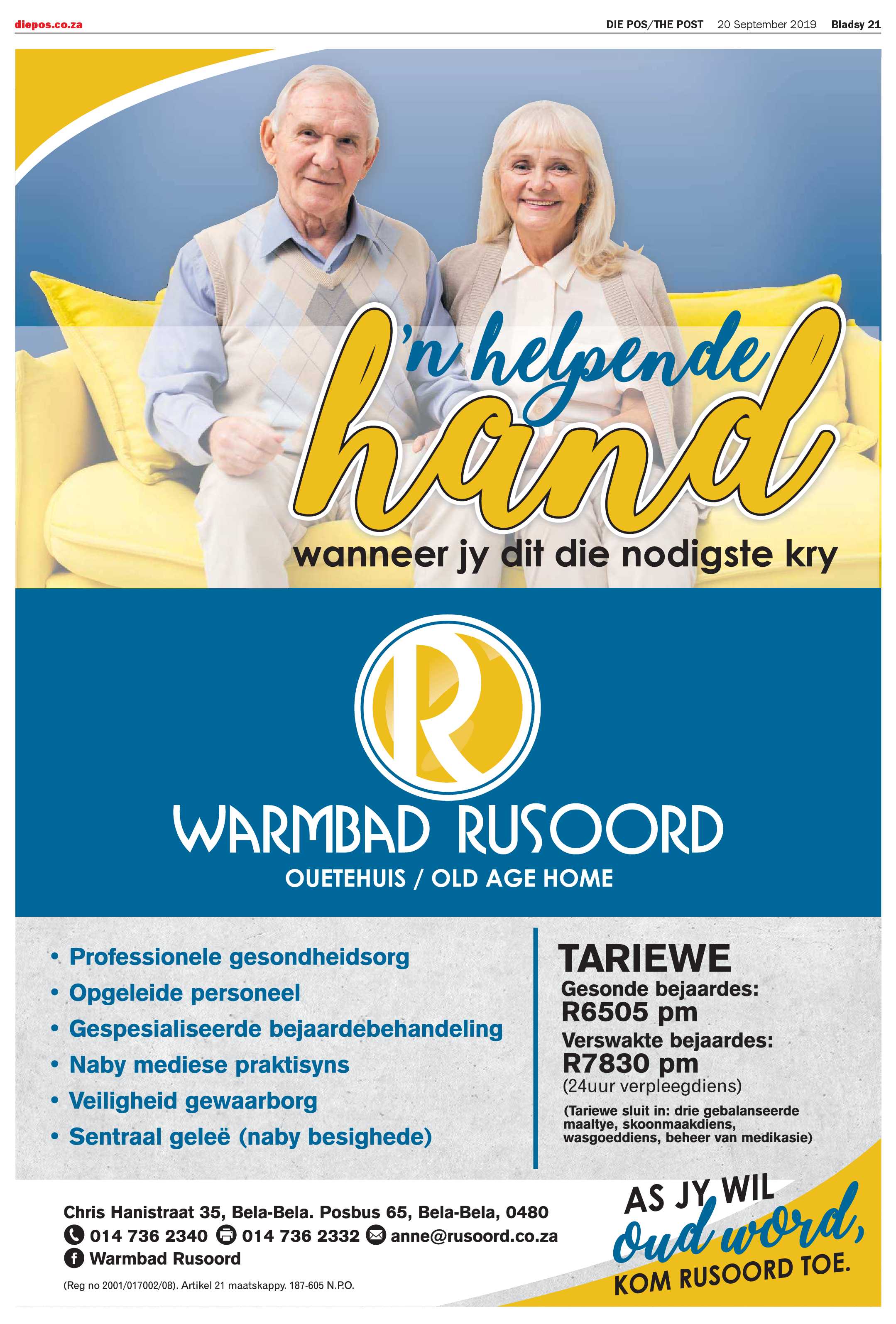 Die Pos 20 September 2019 page 20