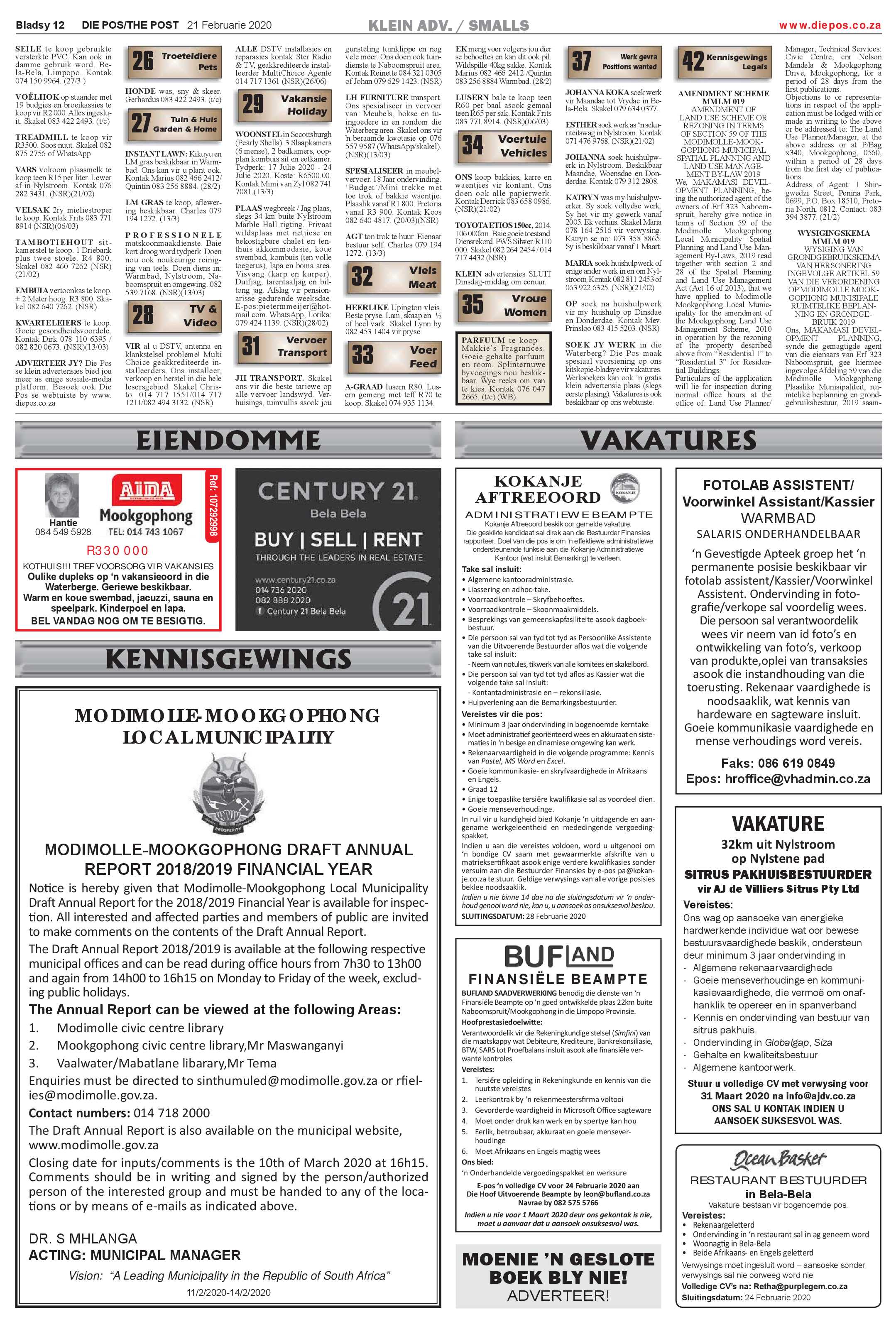 Die Pos 21 Februarie 2020 page 12