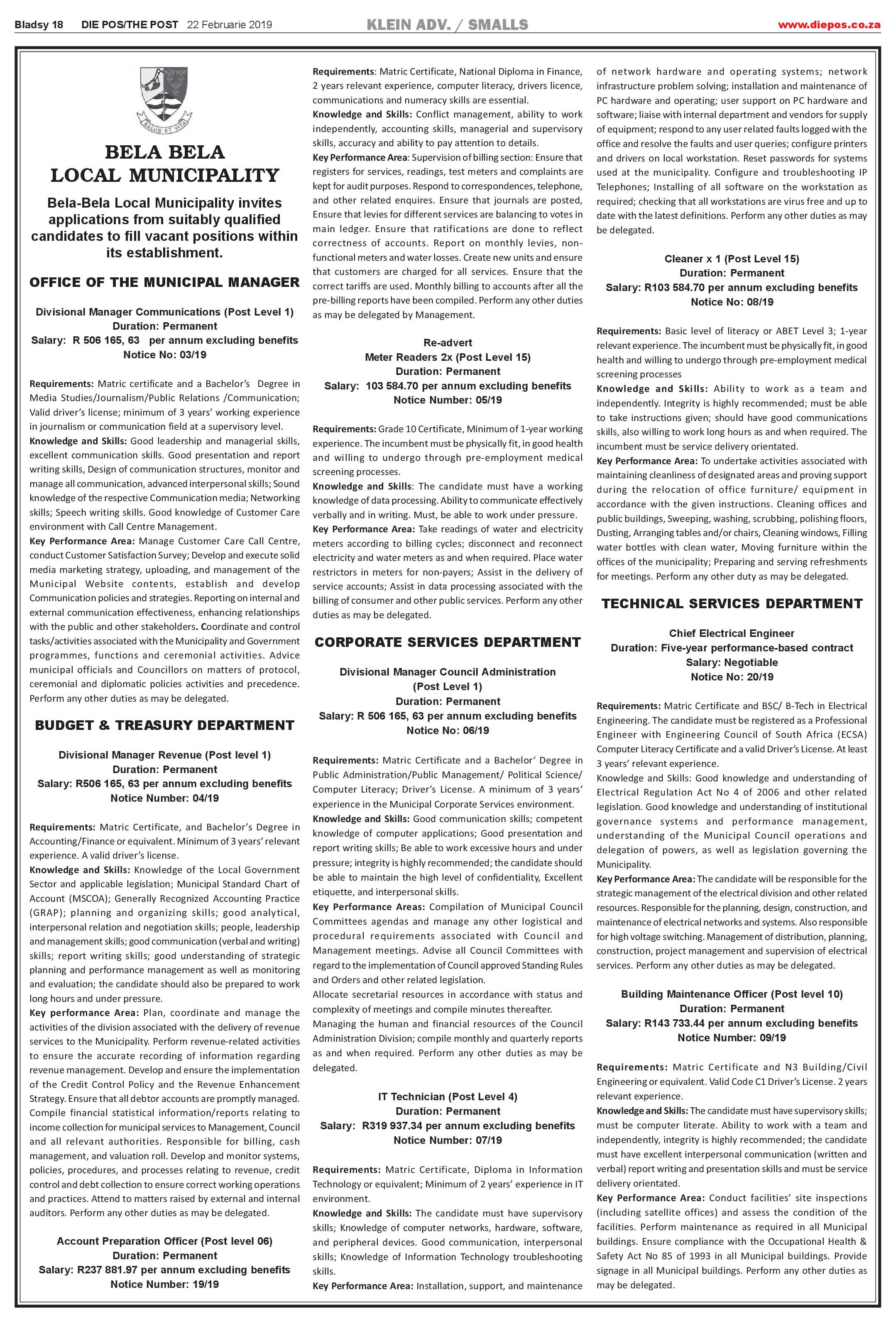 Die Pos 22 February 2019 page 18