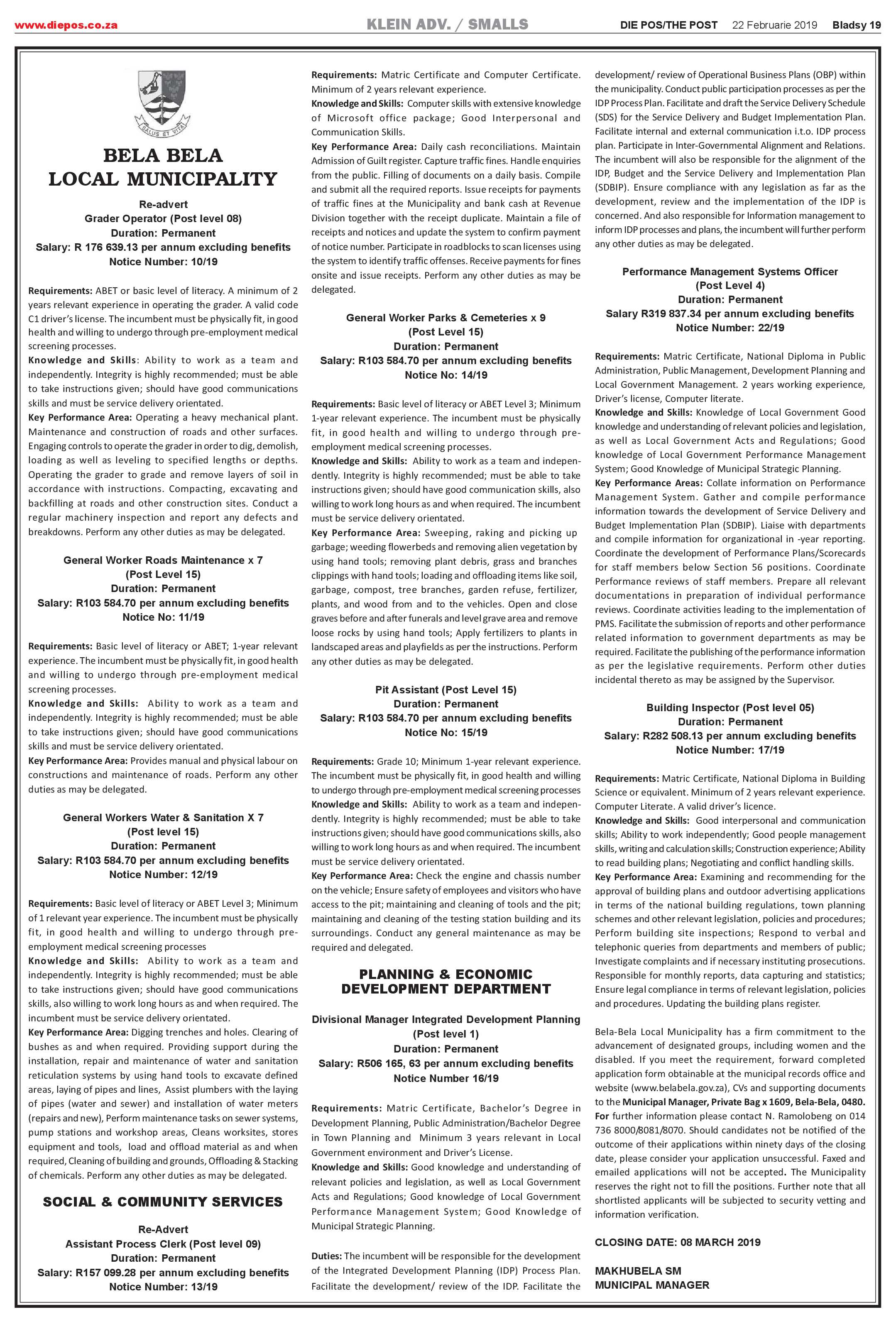 Die Pos 22 February 2019 page 19