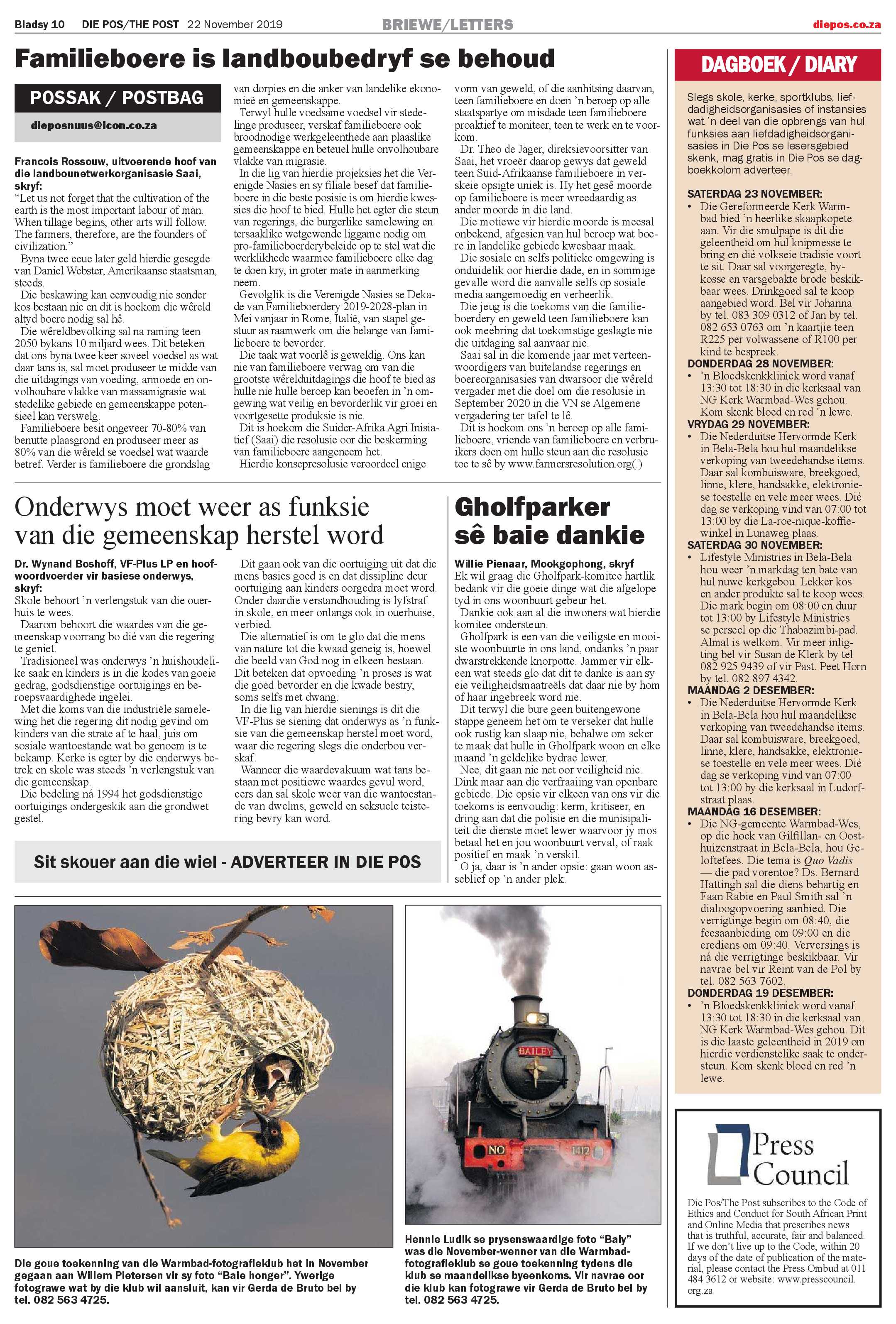 Die Pos 22 November 2019 page 10