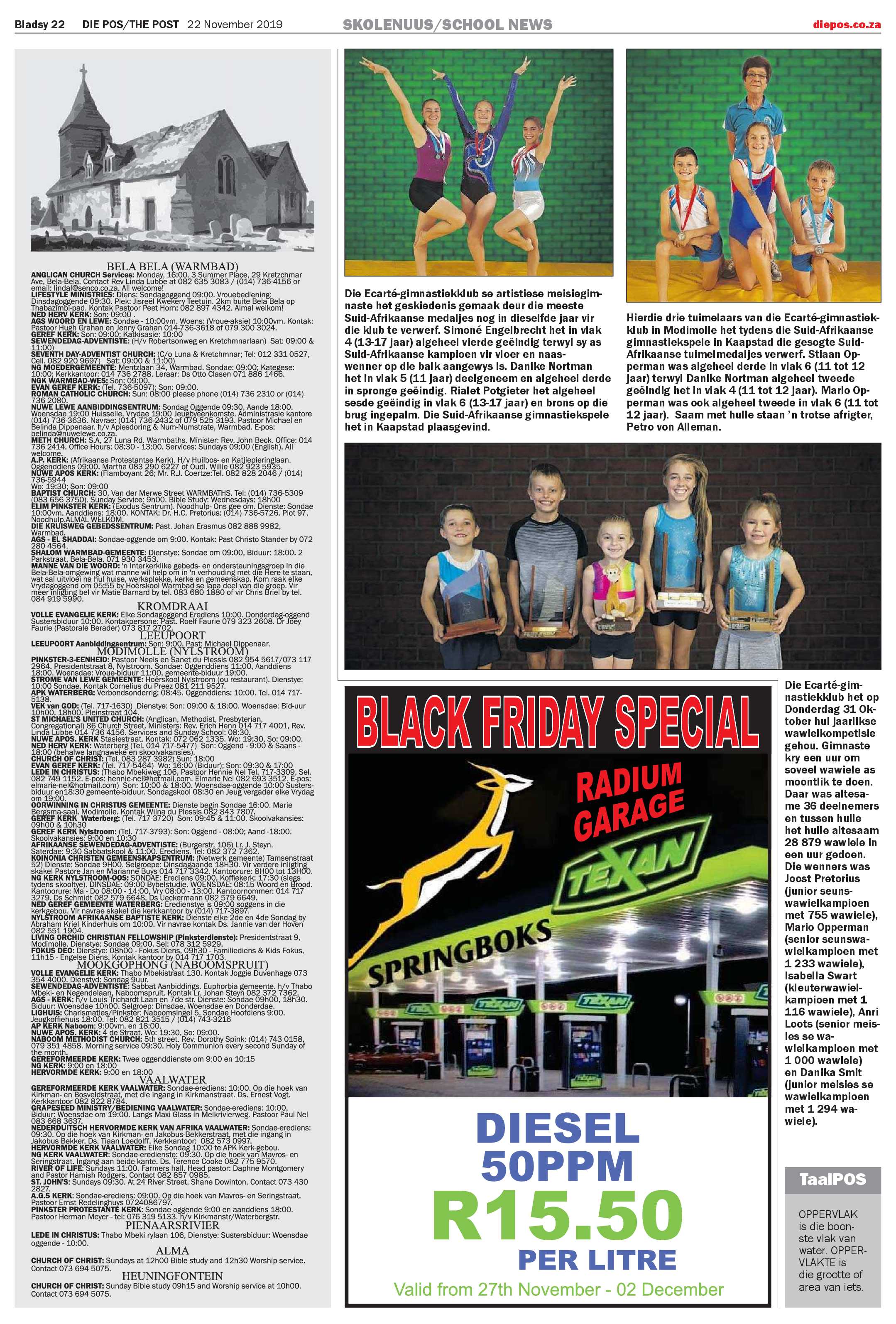 Die Pos 22 November 2019 page 22