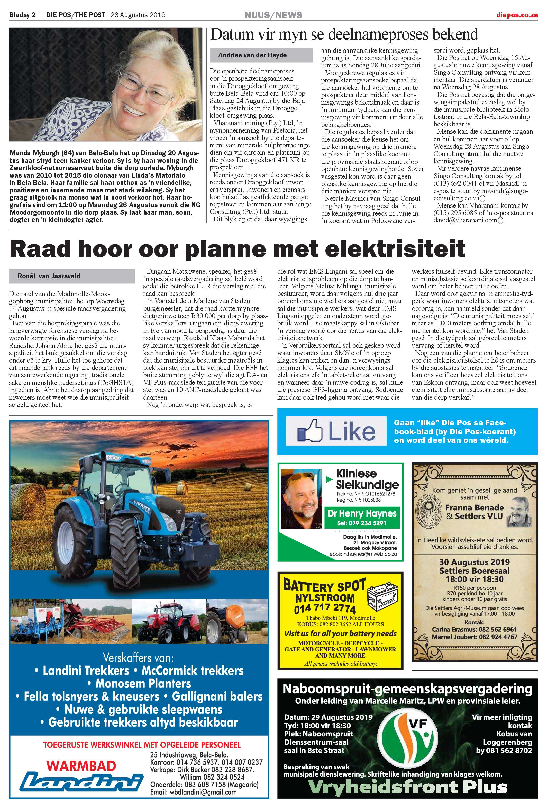 Die Pos 23 Augustus 2019 page 2