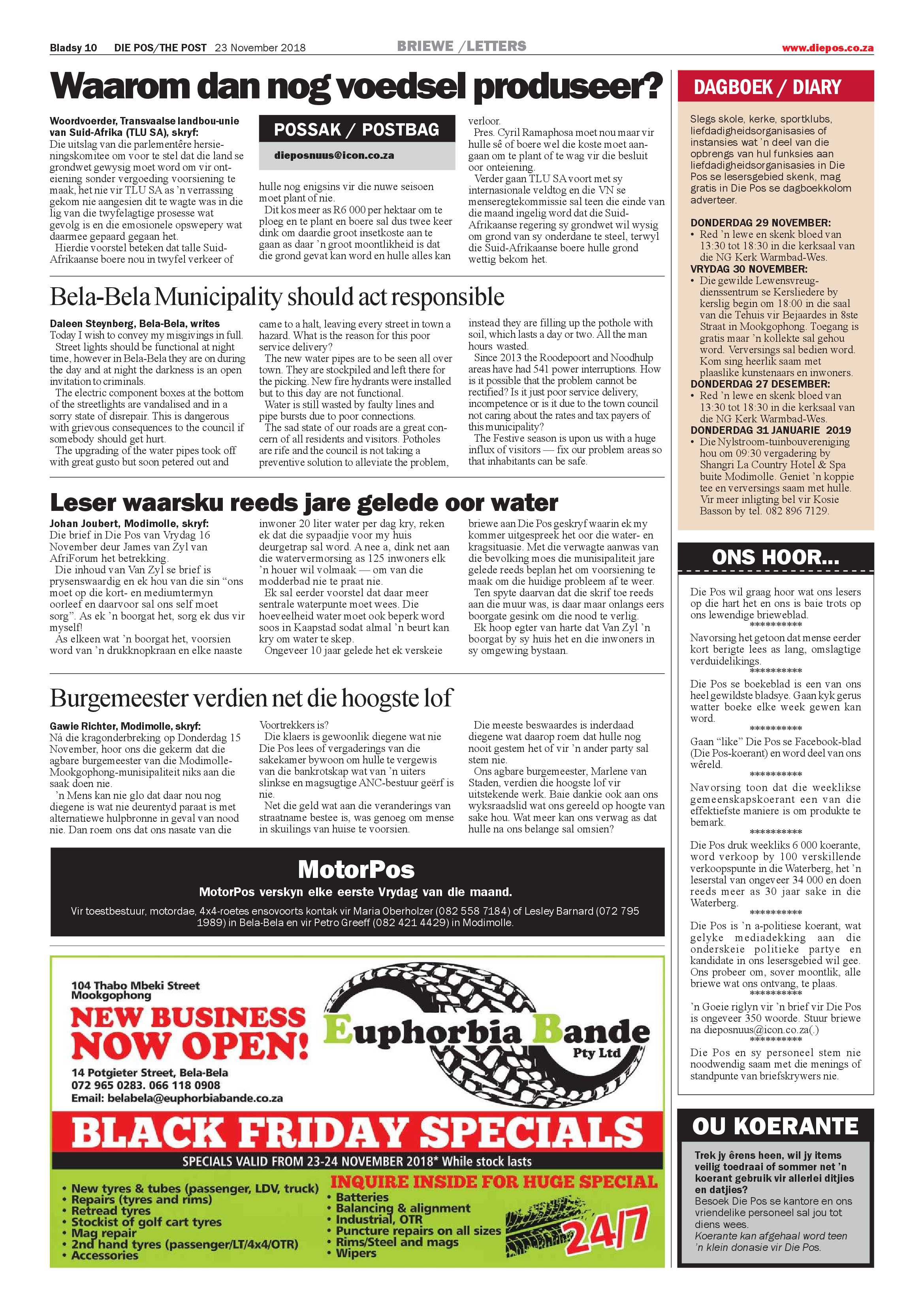 Die Pos 23 November 2018 page 10