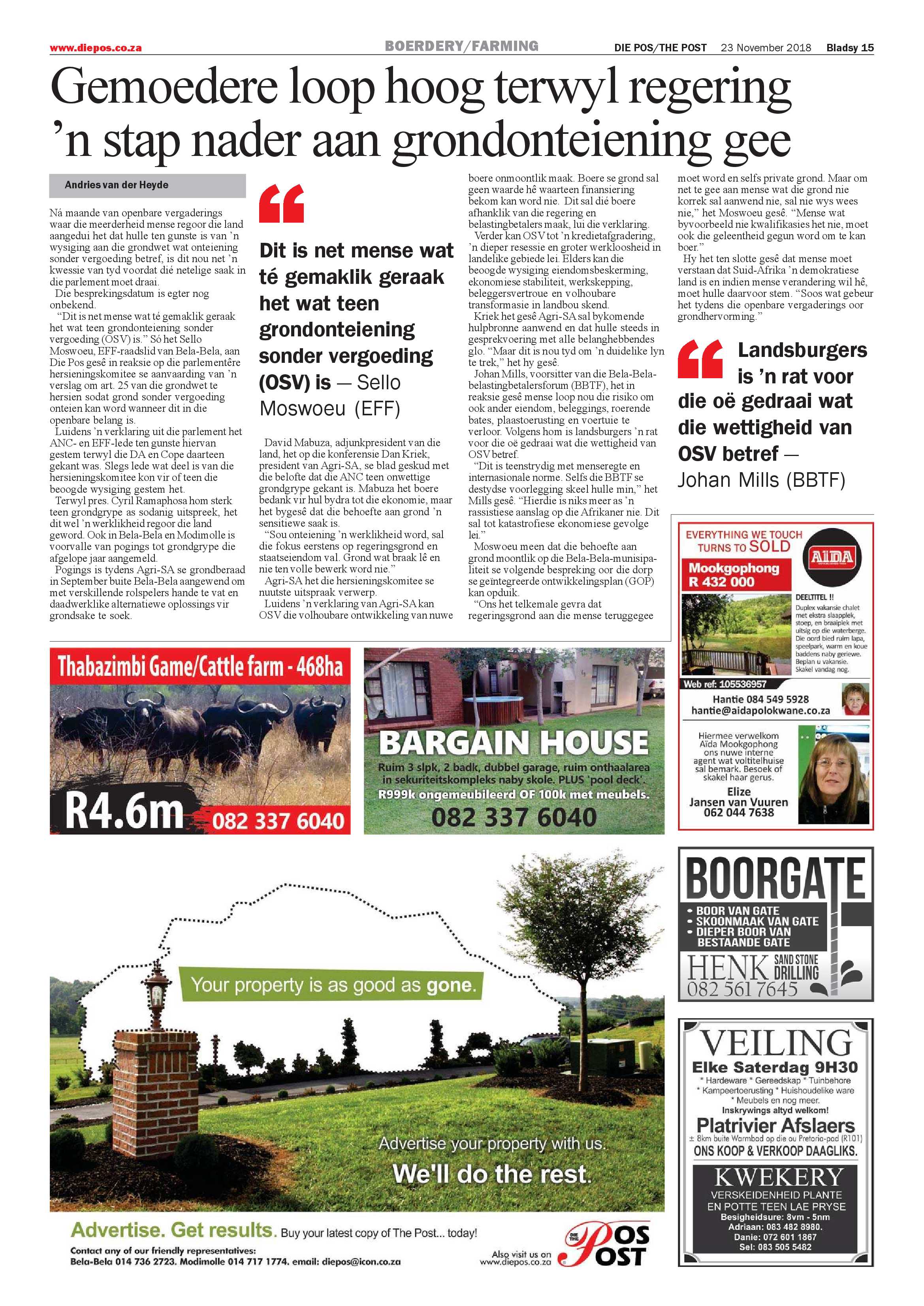 Die Pos 23 November 2018 page 15