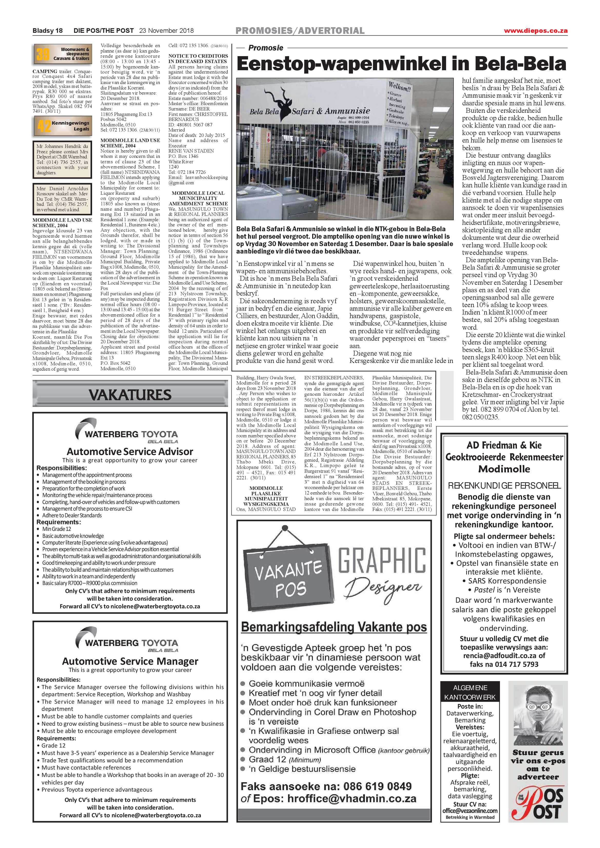 Die Pos 23 November 2018 page 18