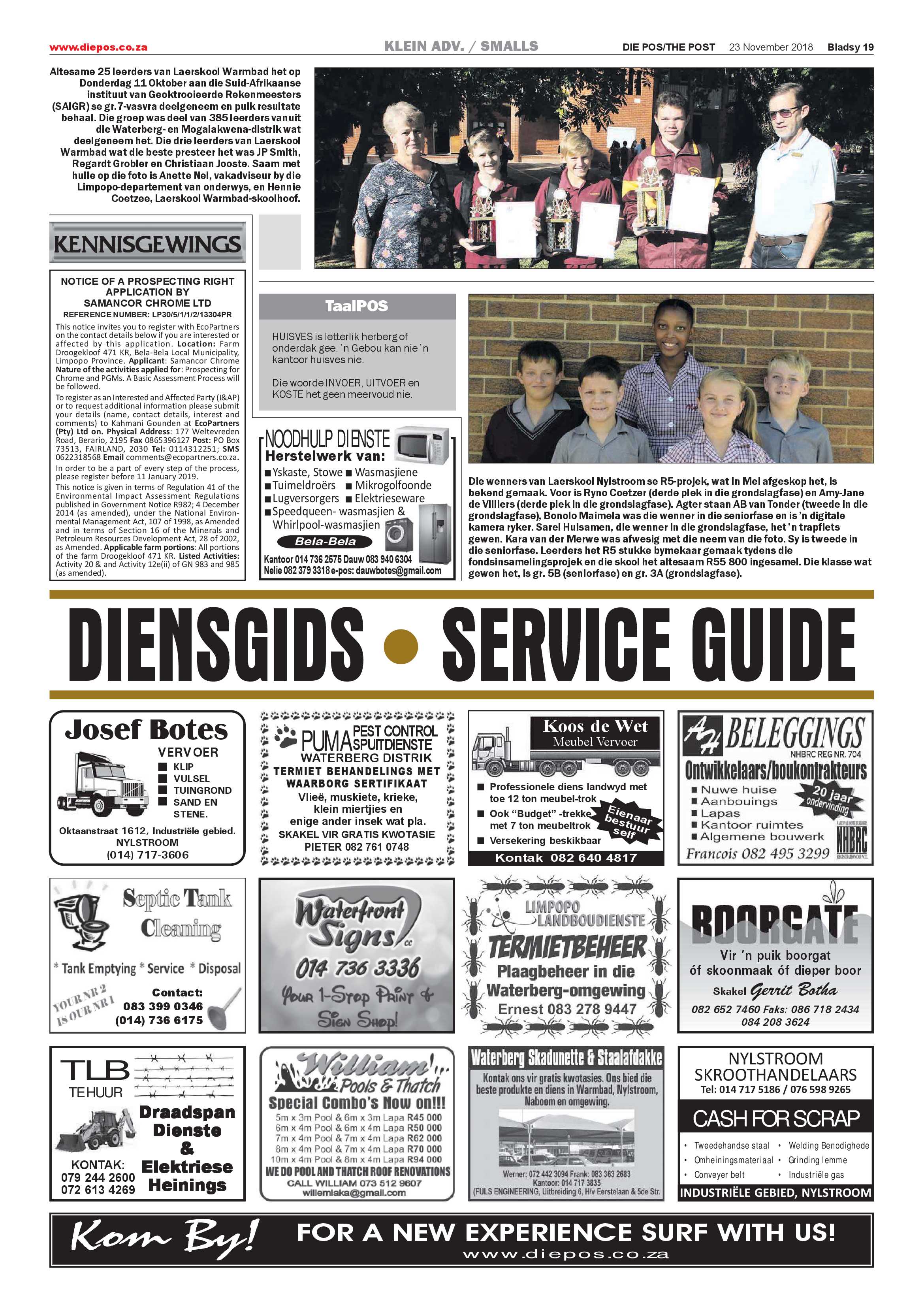 Die Pos 23 November 2018 page 19