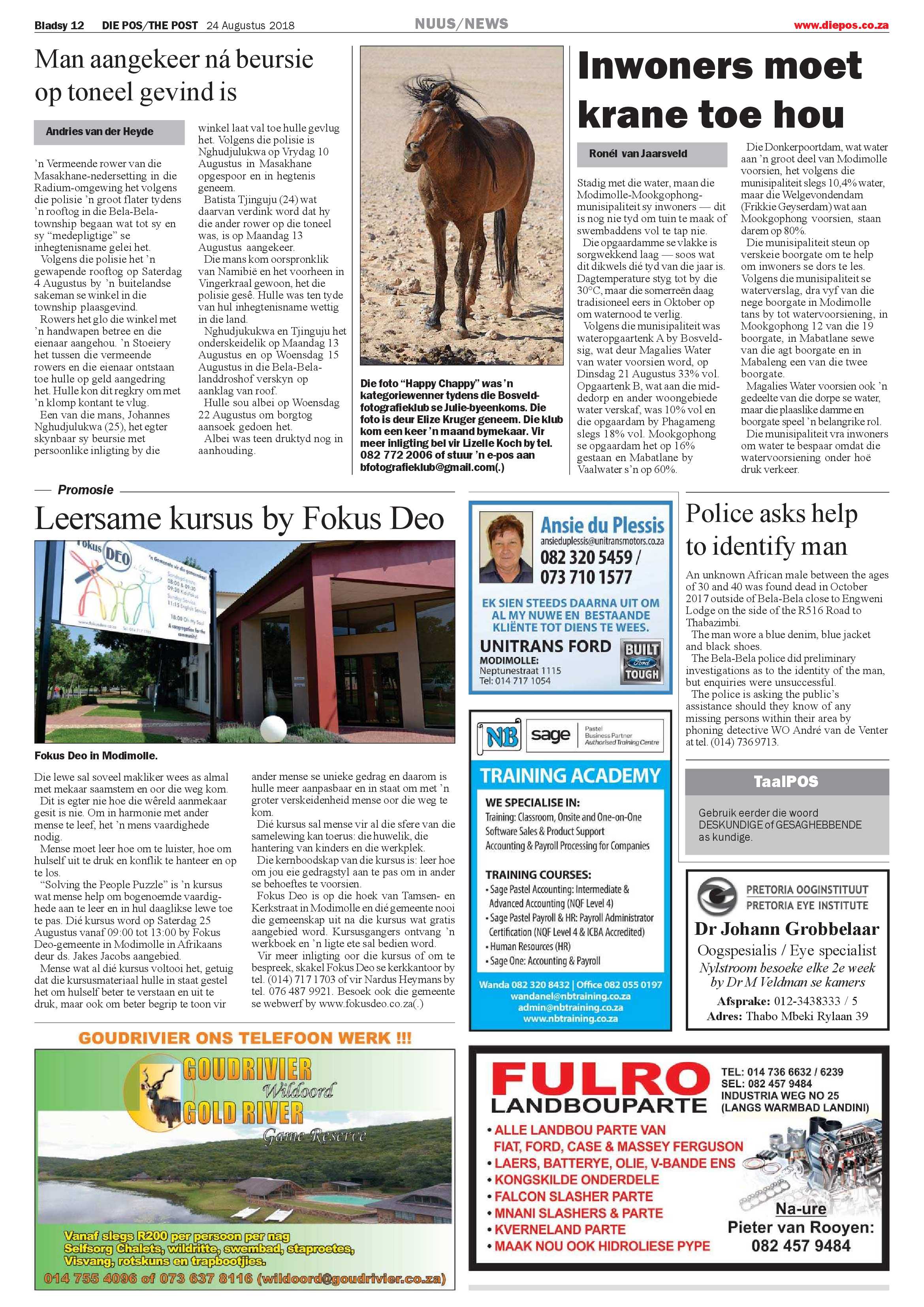 Die Pos 24 August 2018 page 12