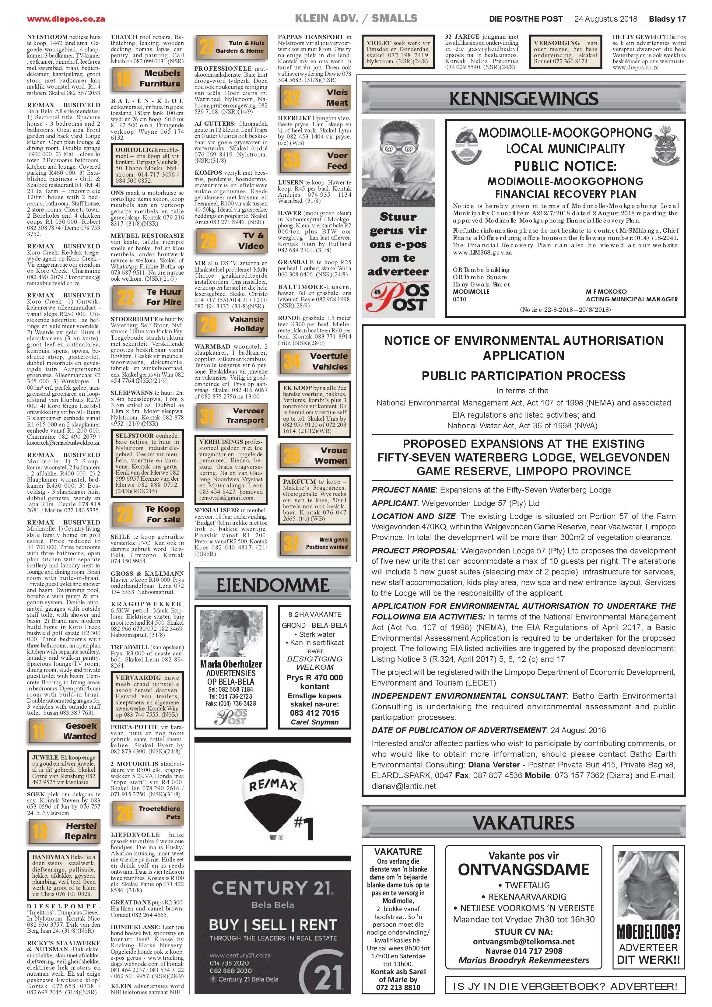 Die Pos 24 August 2018 page 25