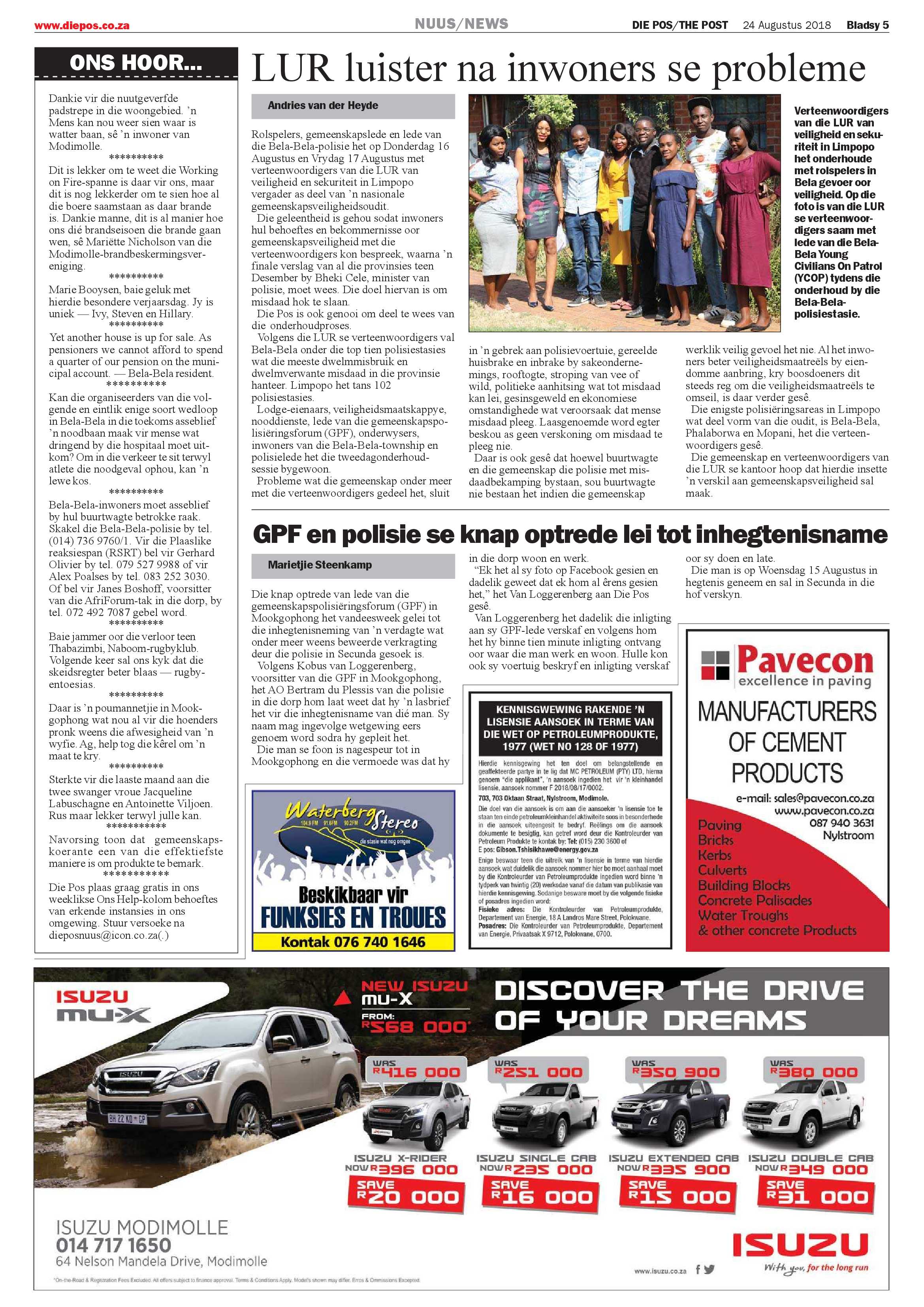 Die Pos 24 August 2018 page 5