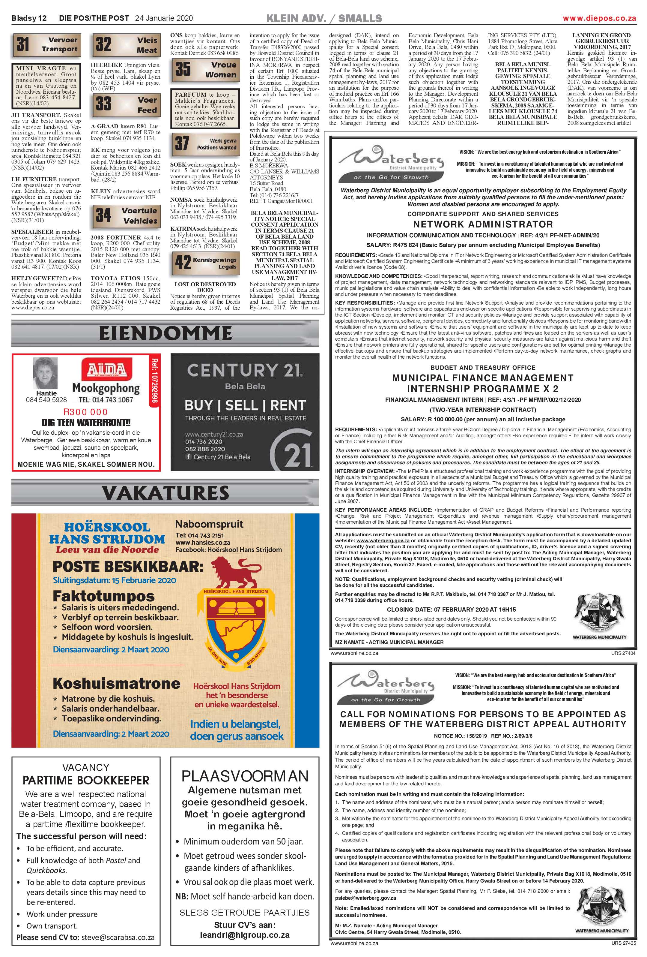 Die Pos 24 Januarie 2020 page 12