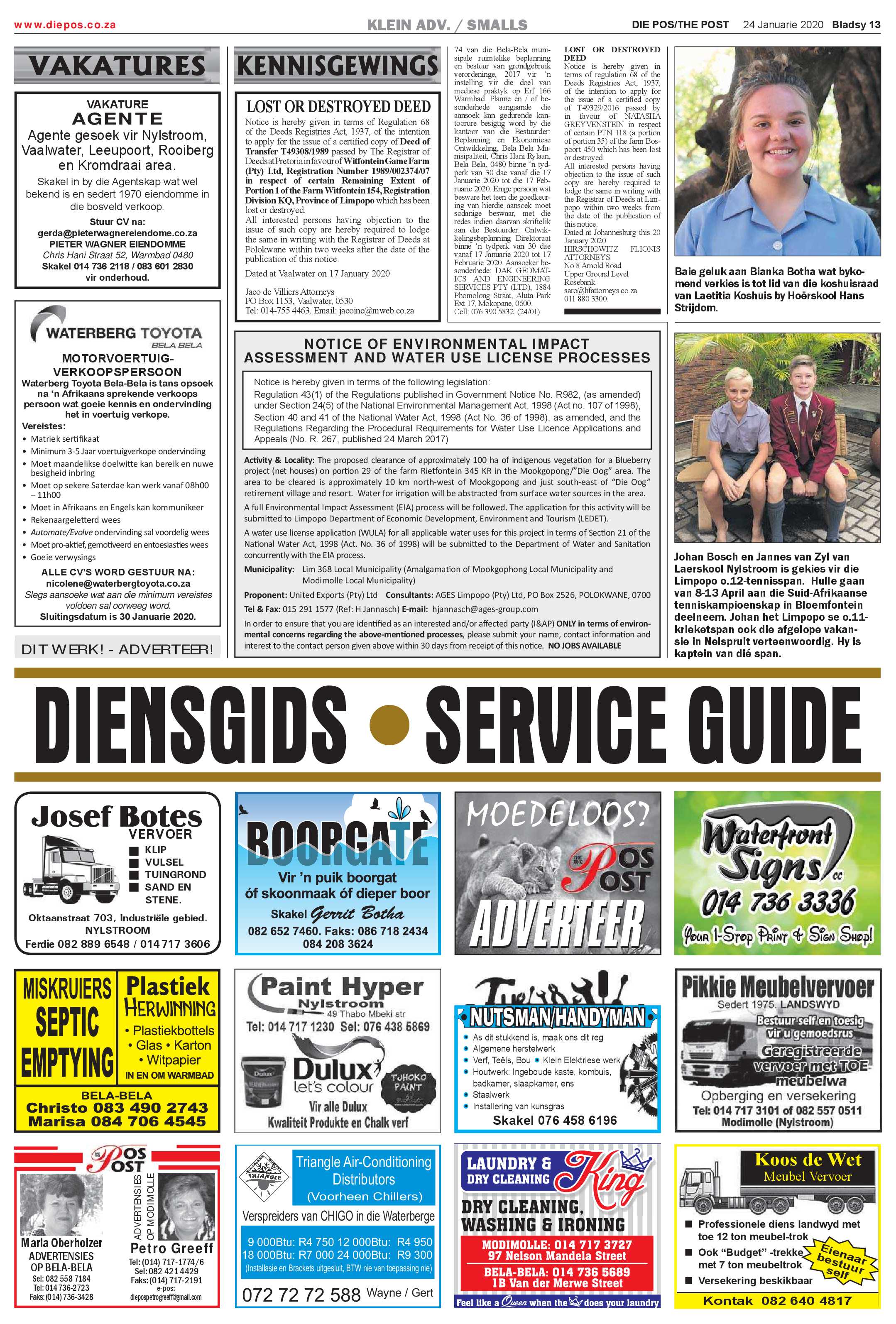 Die Pos 24 Januarie 2020 page 13